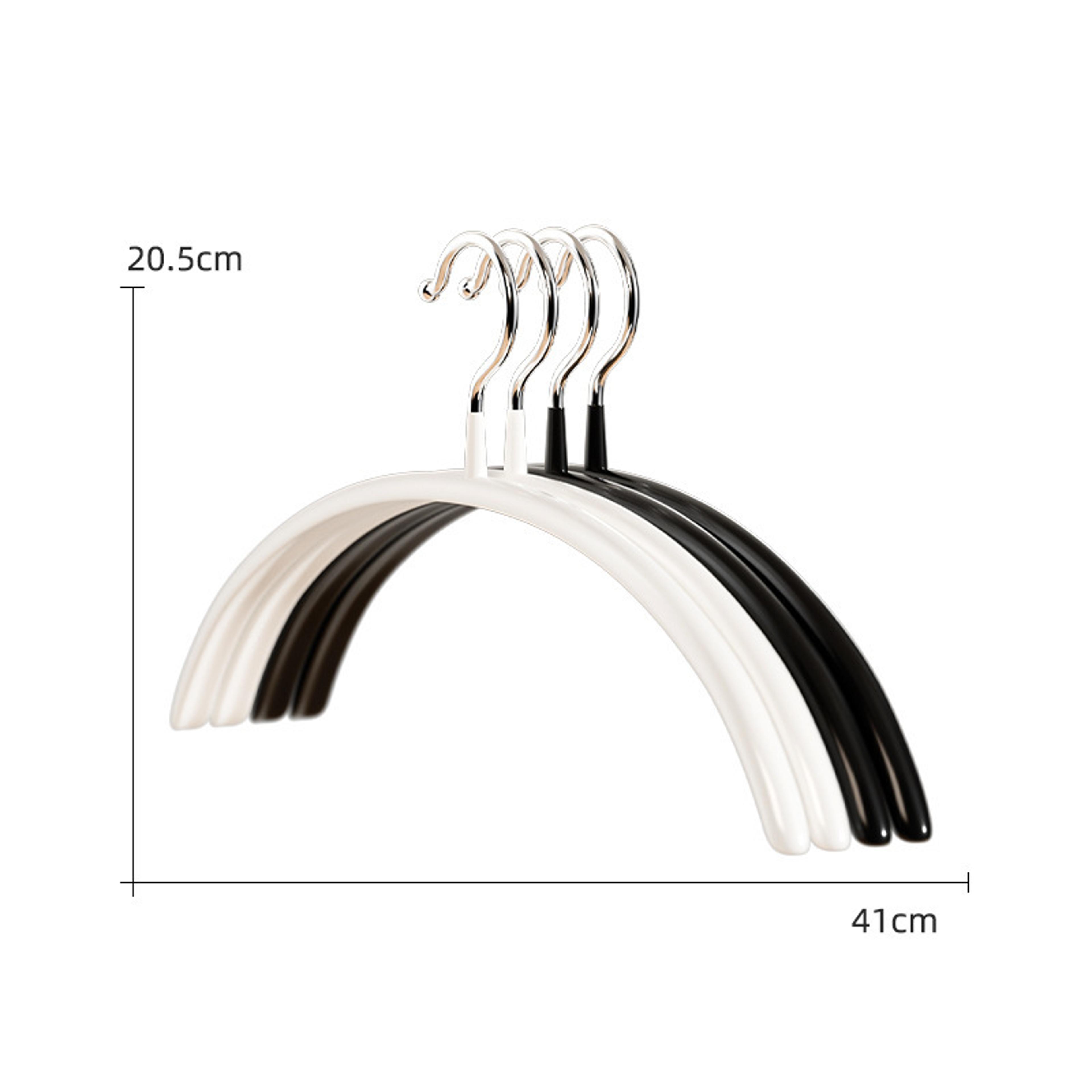 Durable AntiSlip Metal Hanger With SpaceSaving Design  Sturdy ConcaveConvex Shape 2
