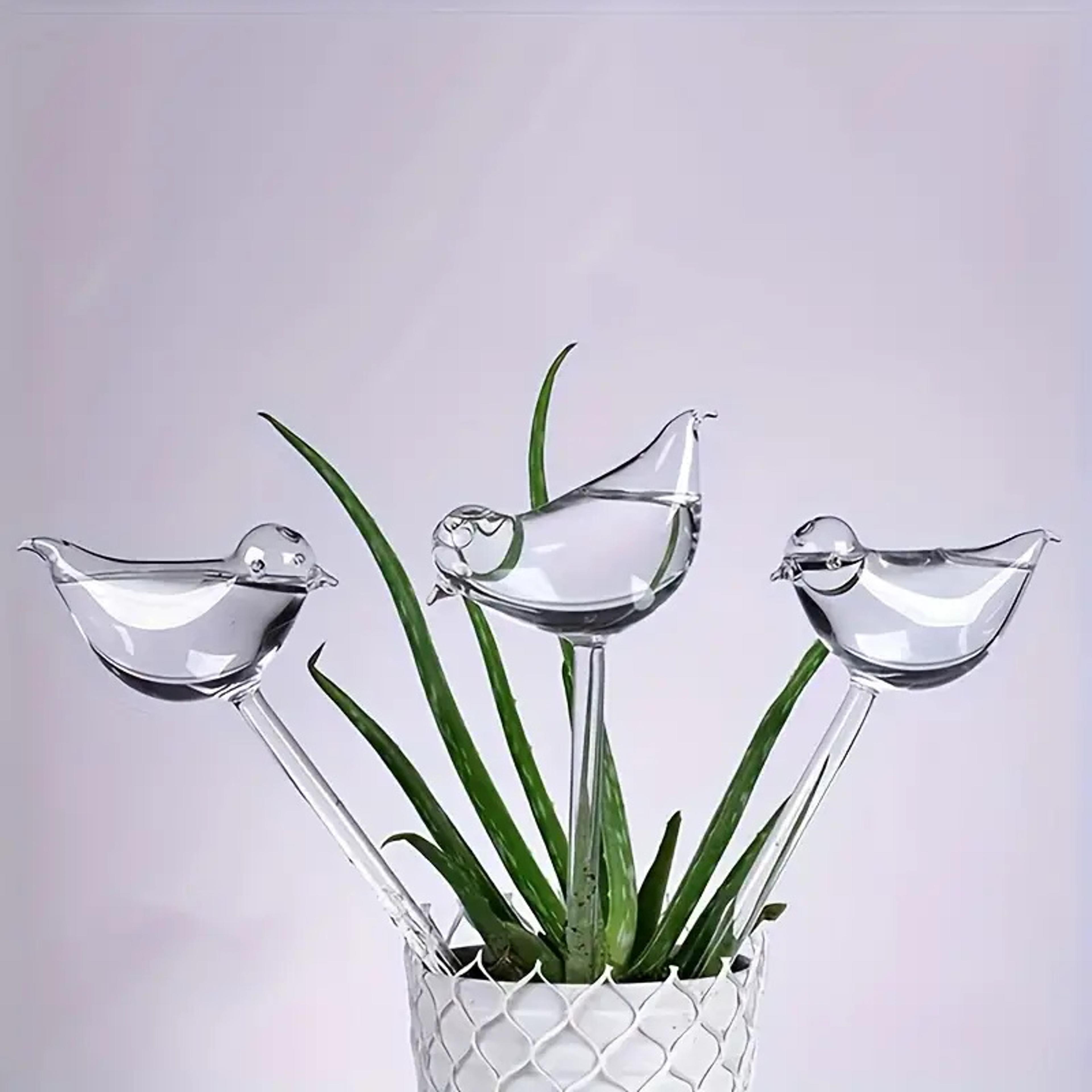 imitation glass automatic water dispenser - effortless plant care with circular dripper system