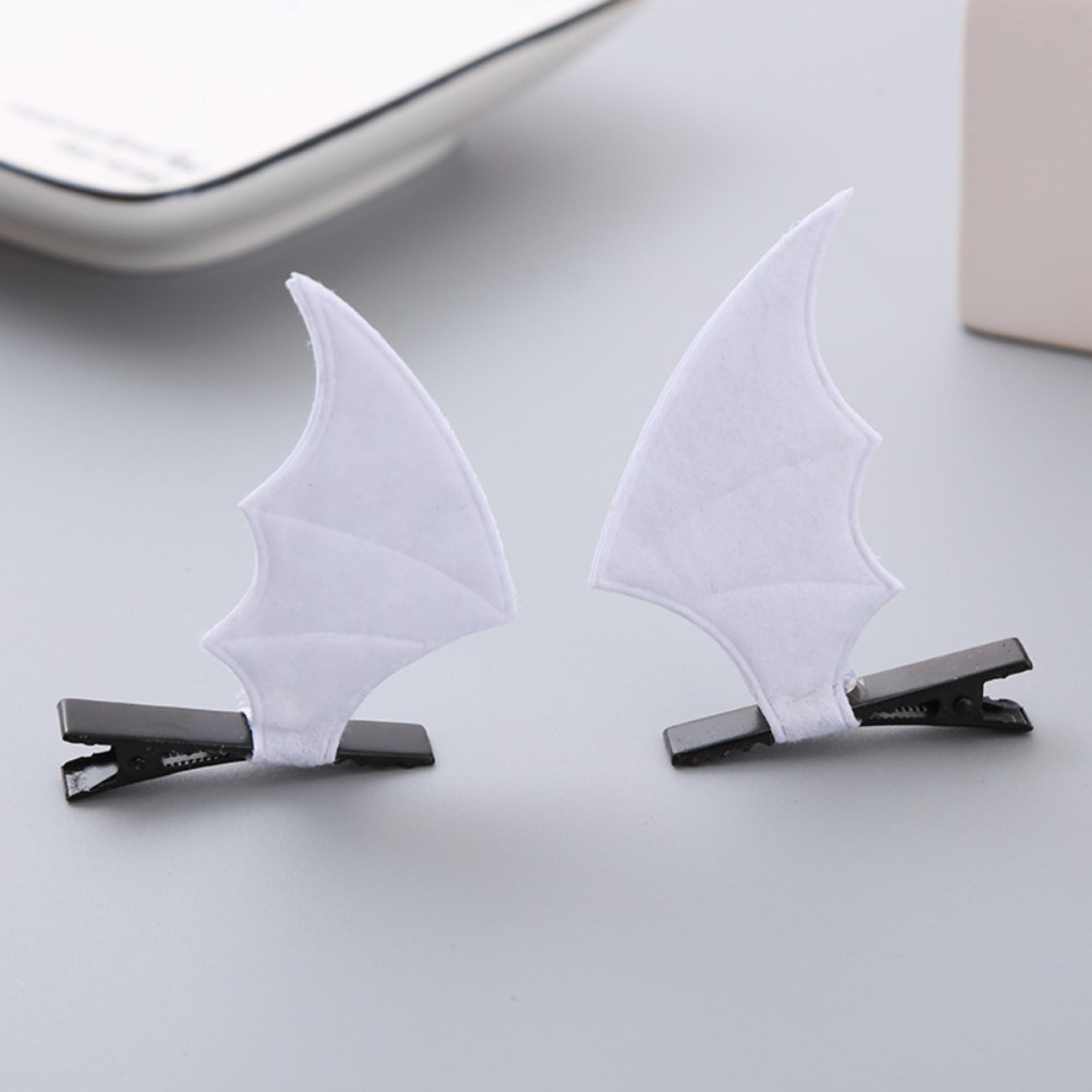 Sweet Bat Wings Spring Hair Clip  Cute Bangs Hairpin For Daily Styling 4