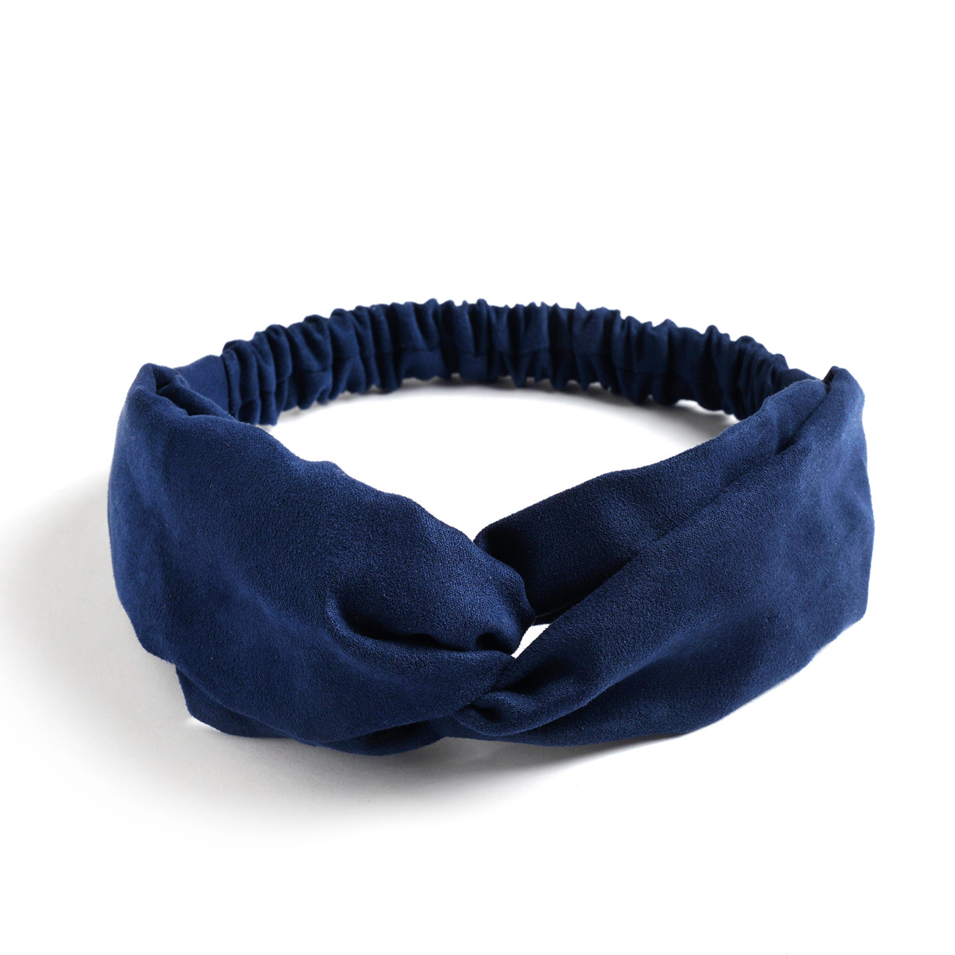 Boho Suede Twist Knotted Headband For Women  Vintage Hair Band With Sweet Bow Design 7