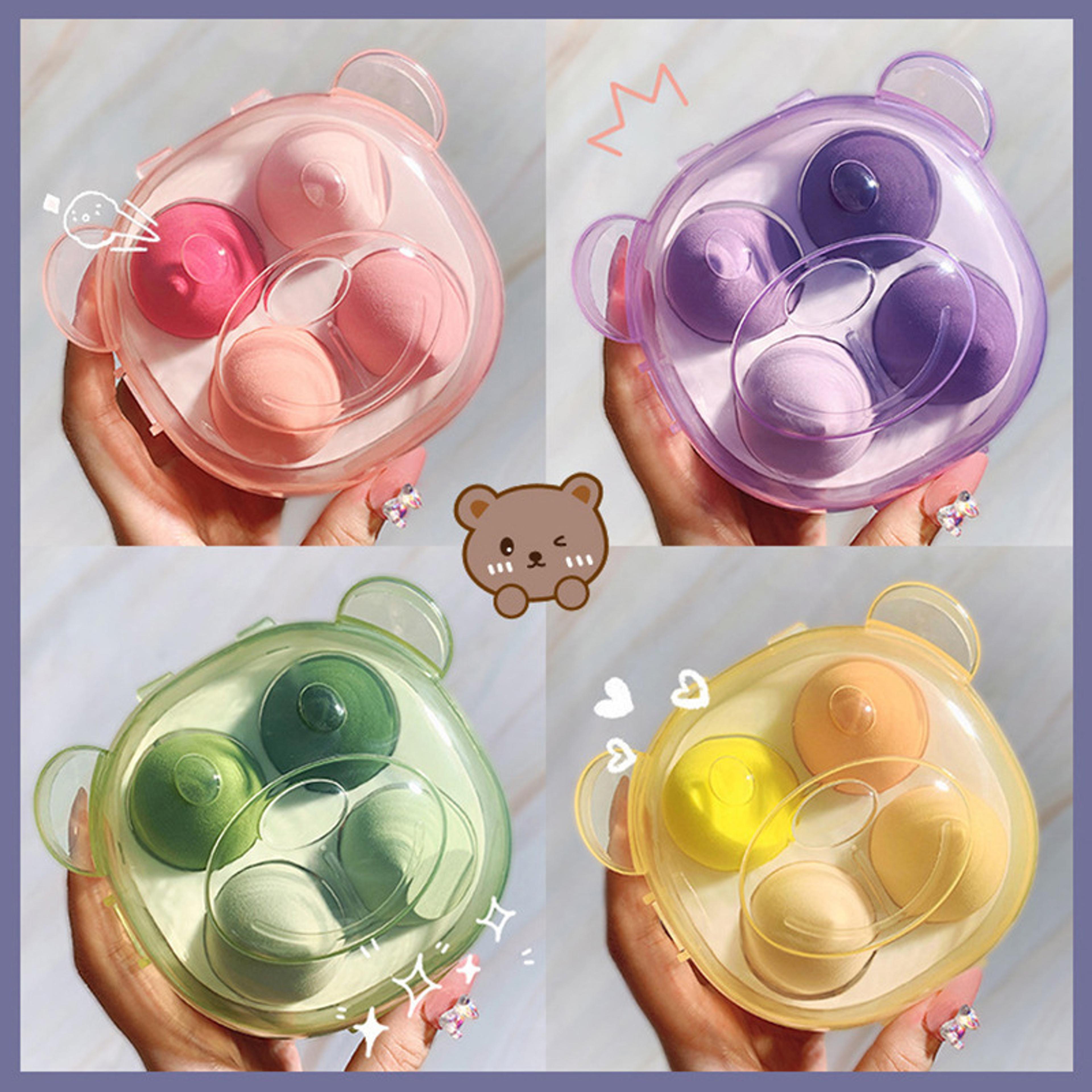 Makeup Sponge Powder Puff Set  Versatile Beauty Sponge For Wet  Dry Application 2