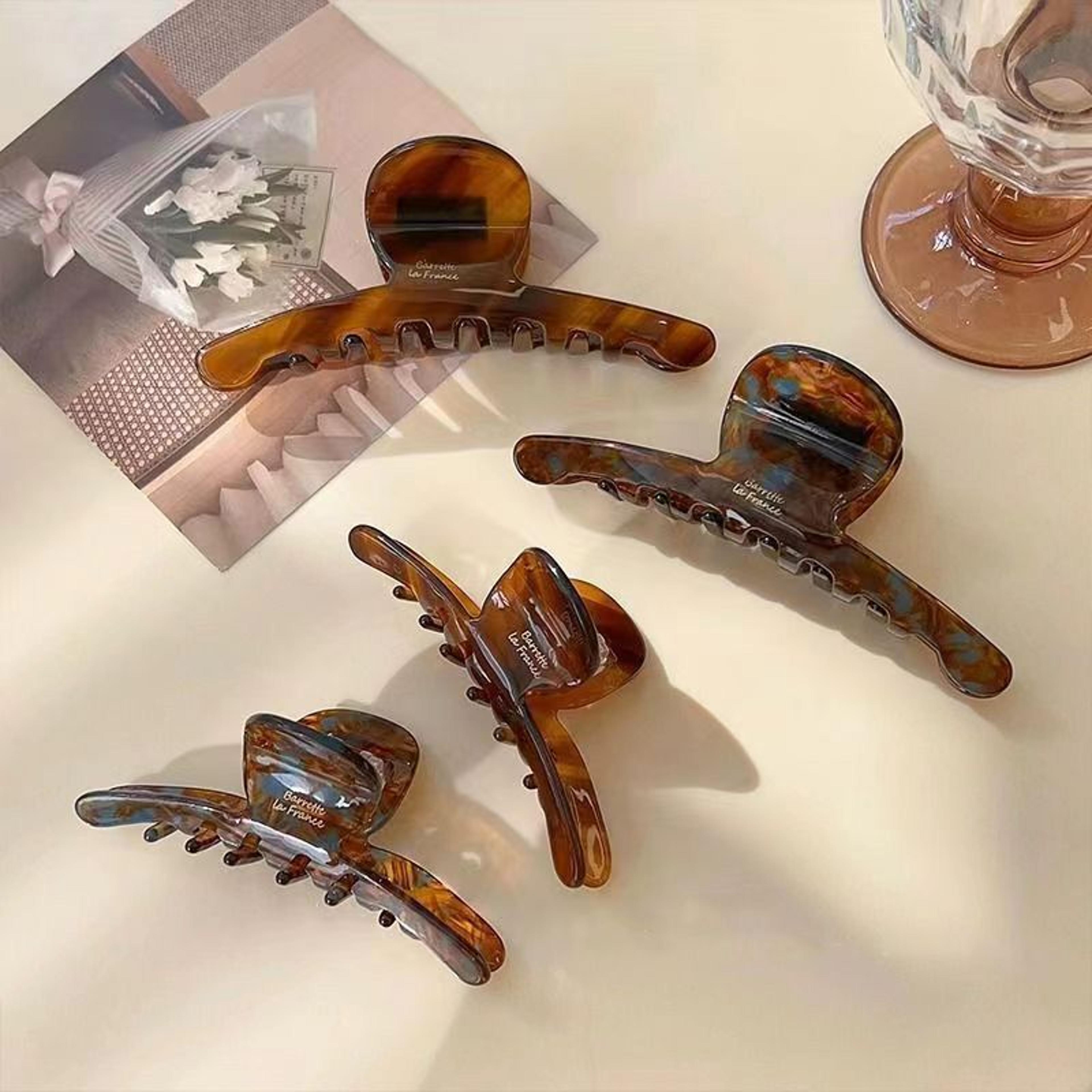 Elegant Vinegar Grip Hair Clip For Women  HighEnd Shark Clip Headwear For Back Of The Head 1
