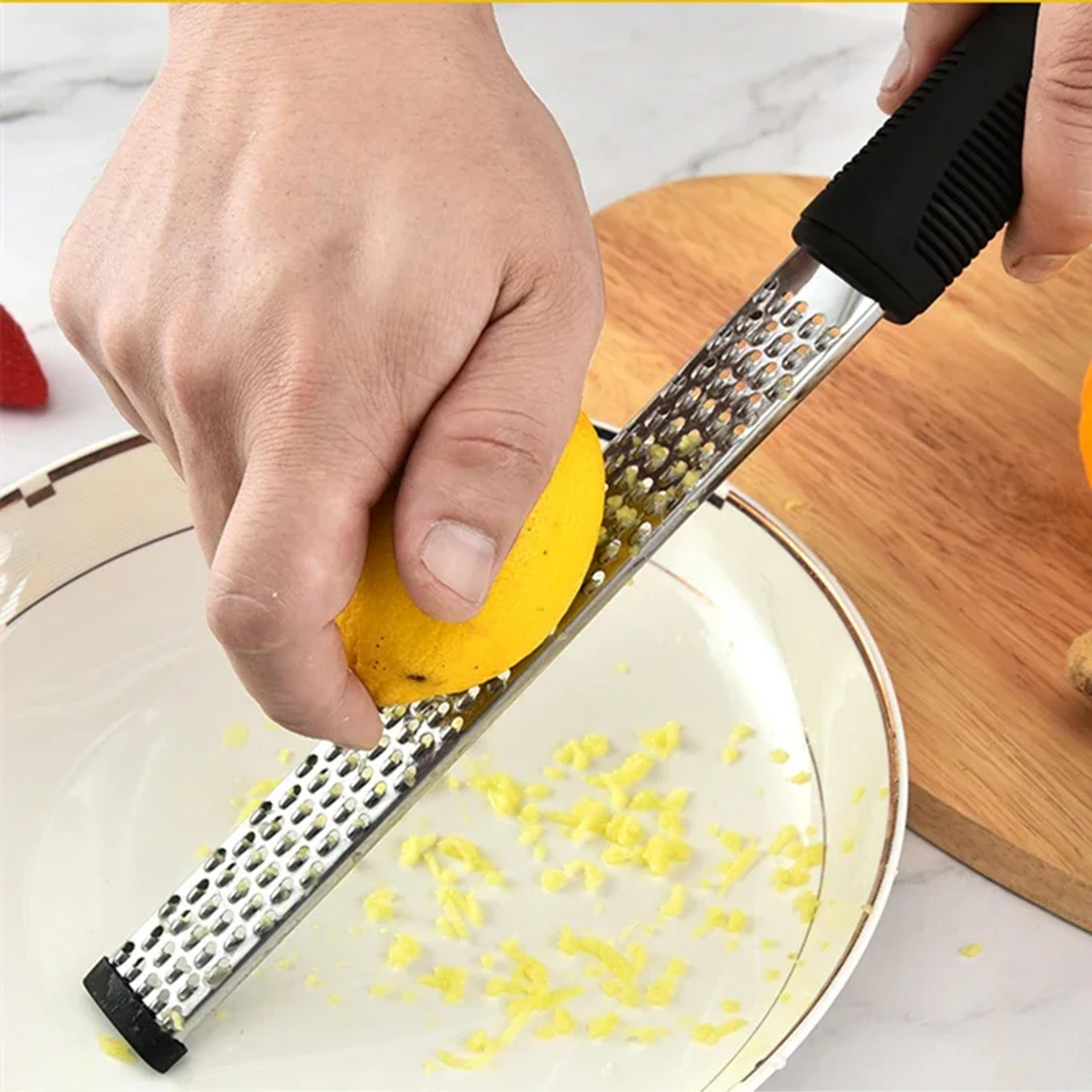 stainless steel cheese grater & zester – multi-use vegetable, fruit, and chocolate slicer for kitchen efficiency