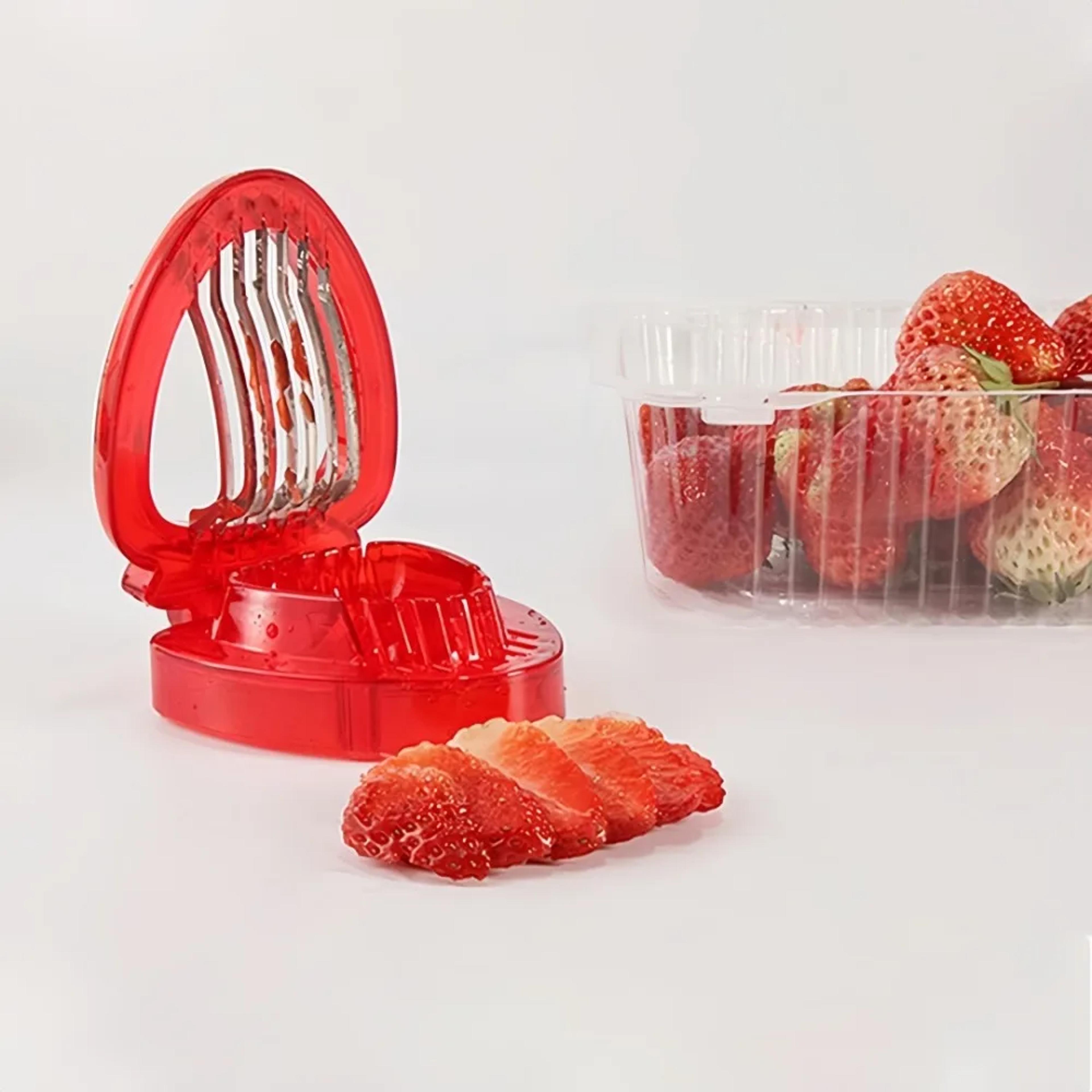 Strawberry Slicer Cutter  Stainless Steel Sharp Blade Tool For Decorating Desserts Cakes And Homema 1
