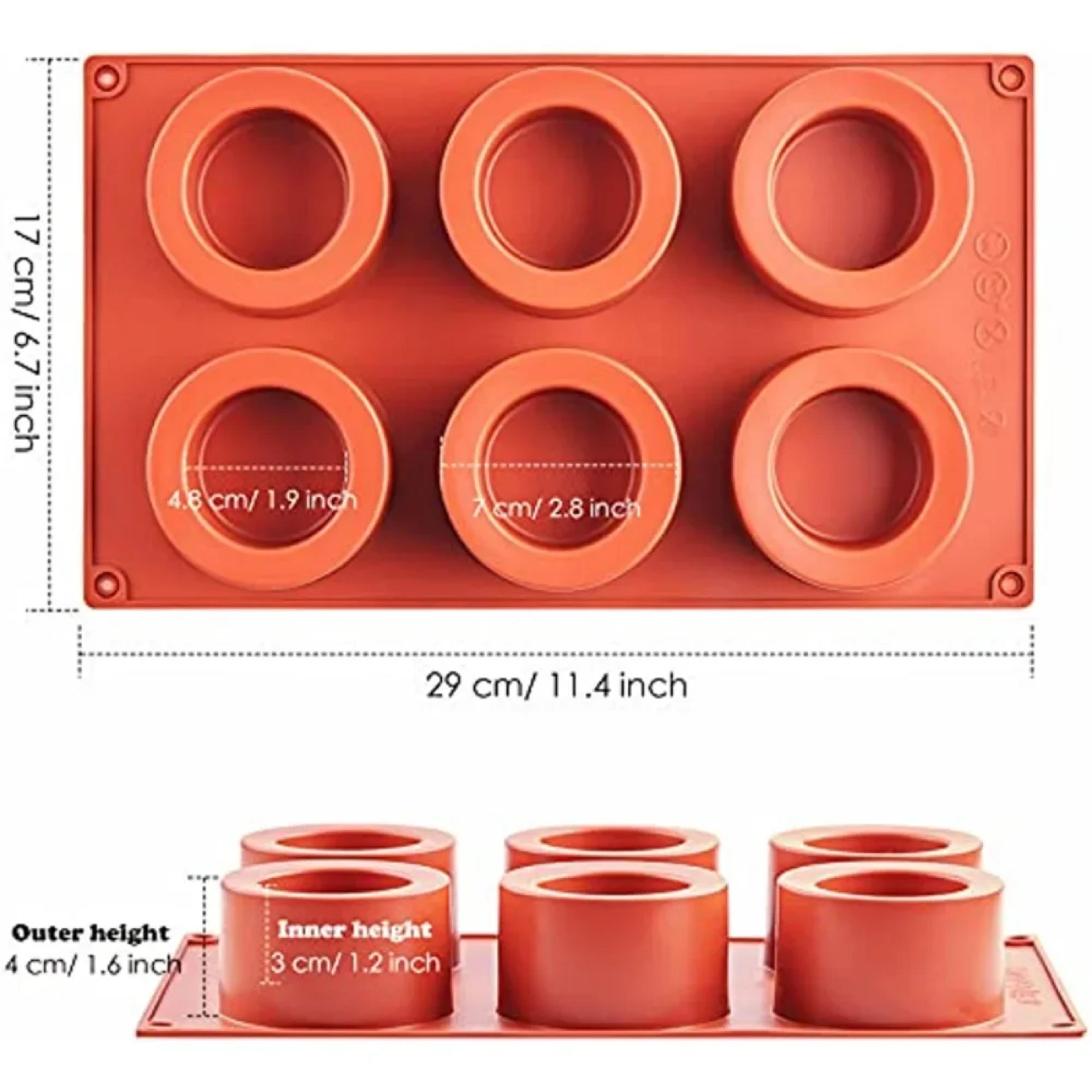 Round Silicone Cake Mold  Ideal For Cake Decorating Mousse And Soap Molding 3