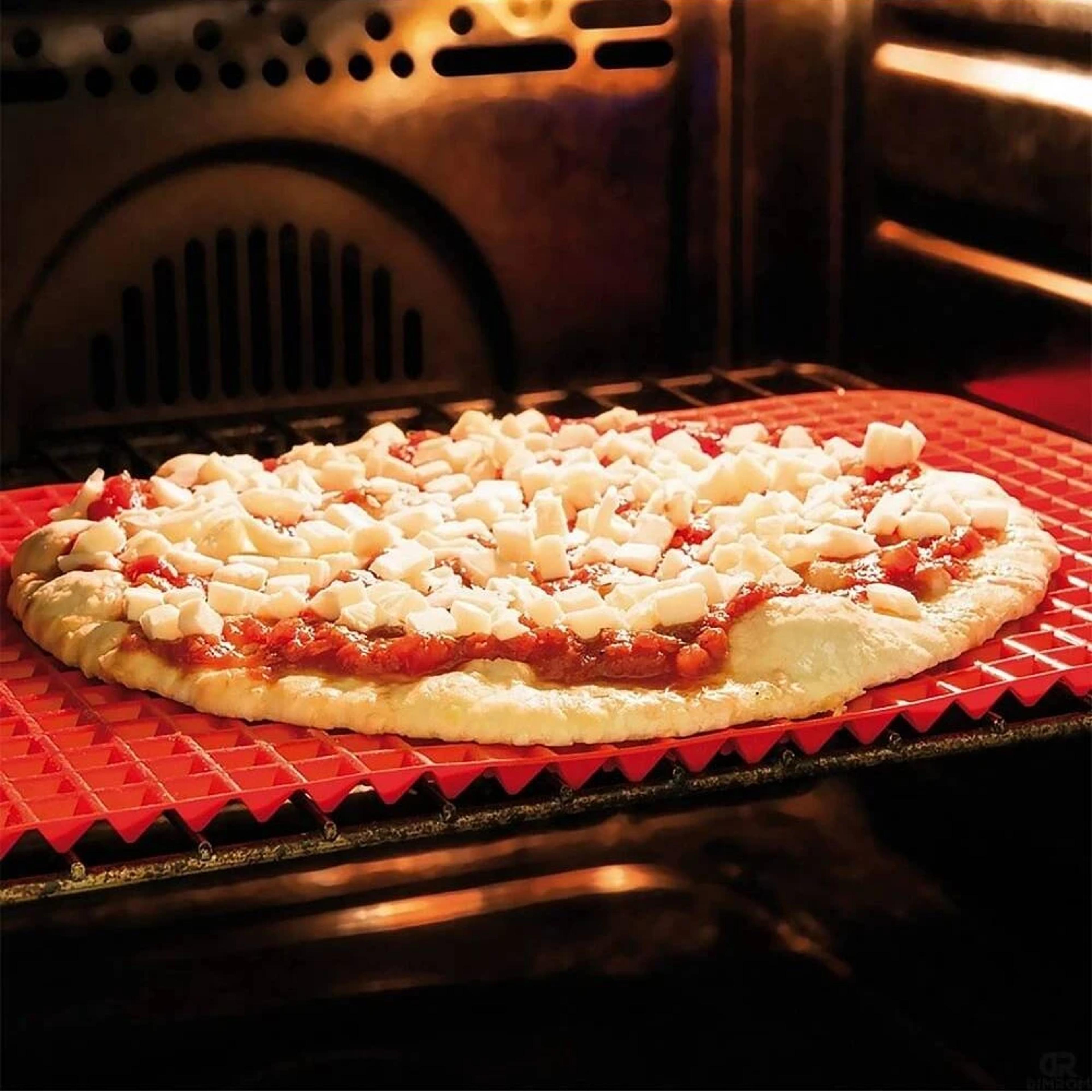 NonStick Silicone Baking Mat With Grid  HeatResistant Versatile BBQ  Oven Mat 1