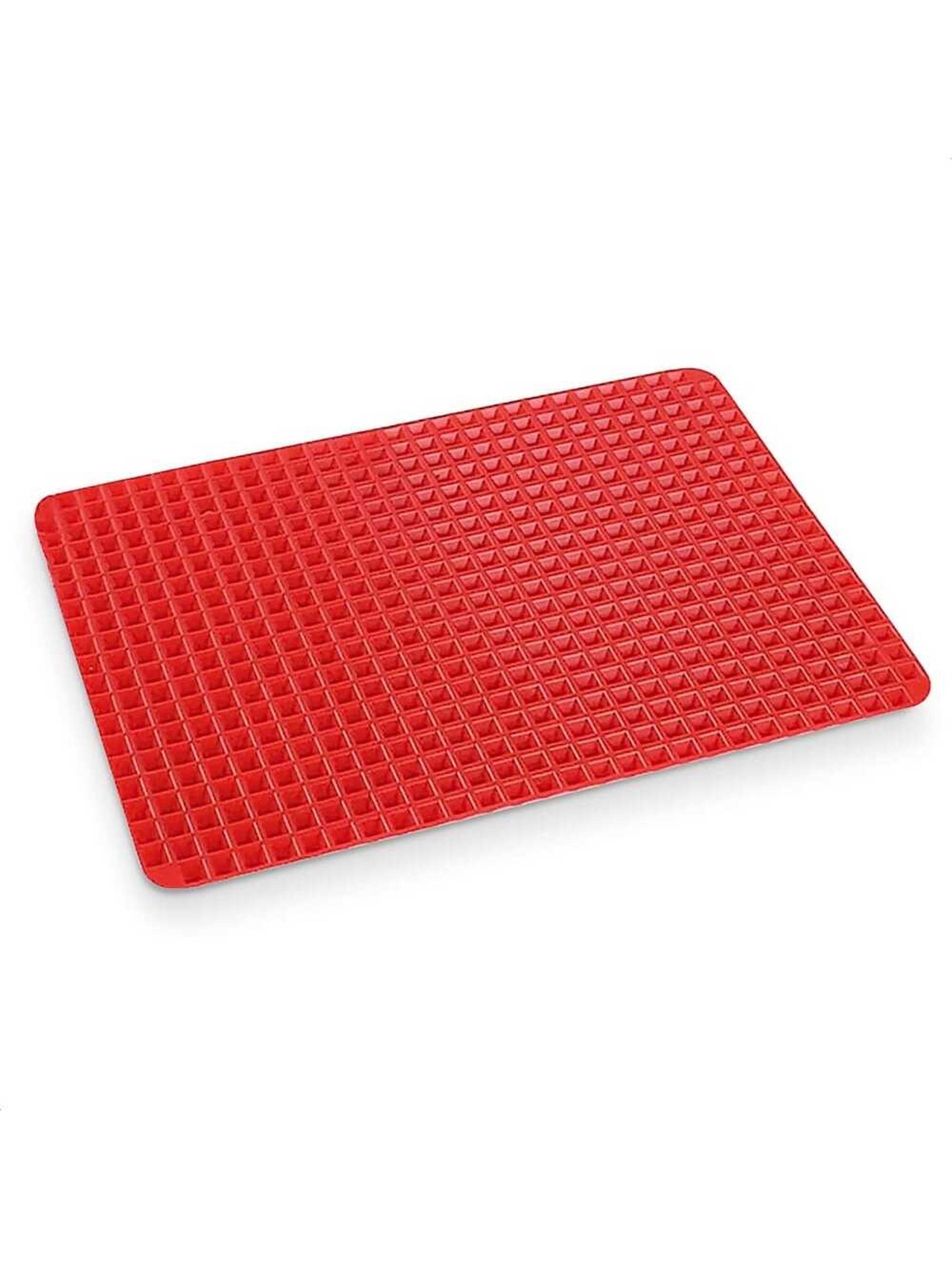 NonStick Silicone Baking Mat With Grid  HeatResistant Versatile BBQ  Oven Mat 7