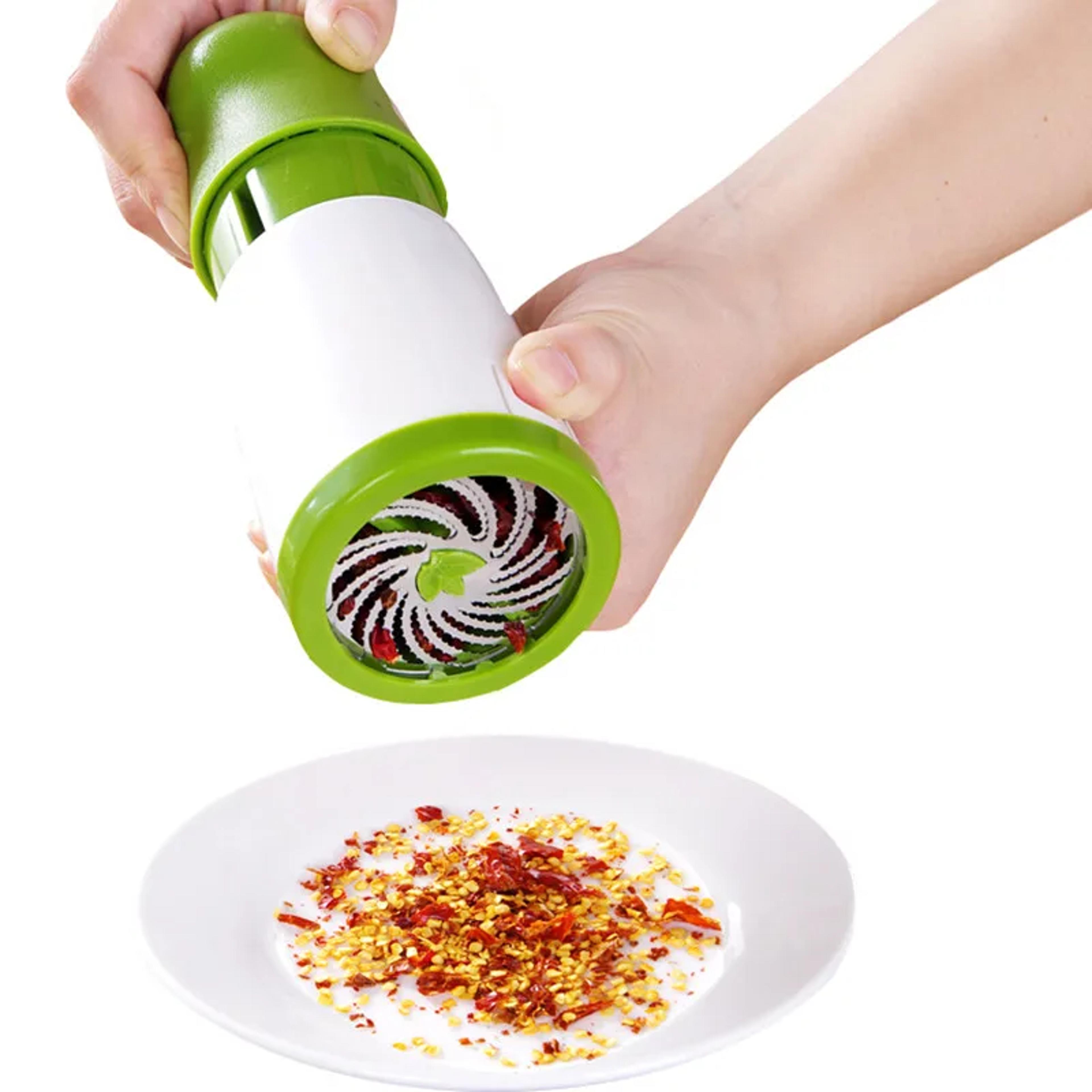 Manual Herb Grinder  Vegetable Cutter  Spice Mill For Parsley Cilantro Chili And More 1