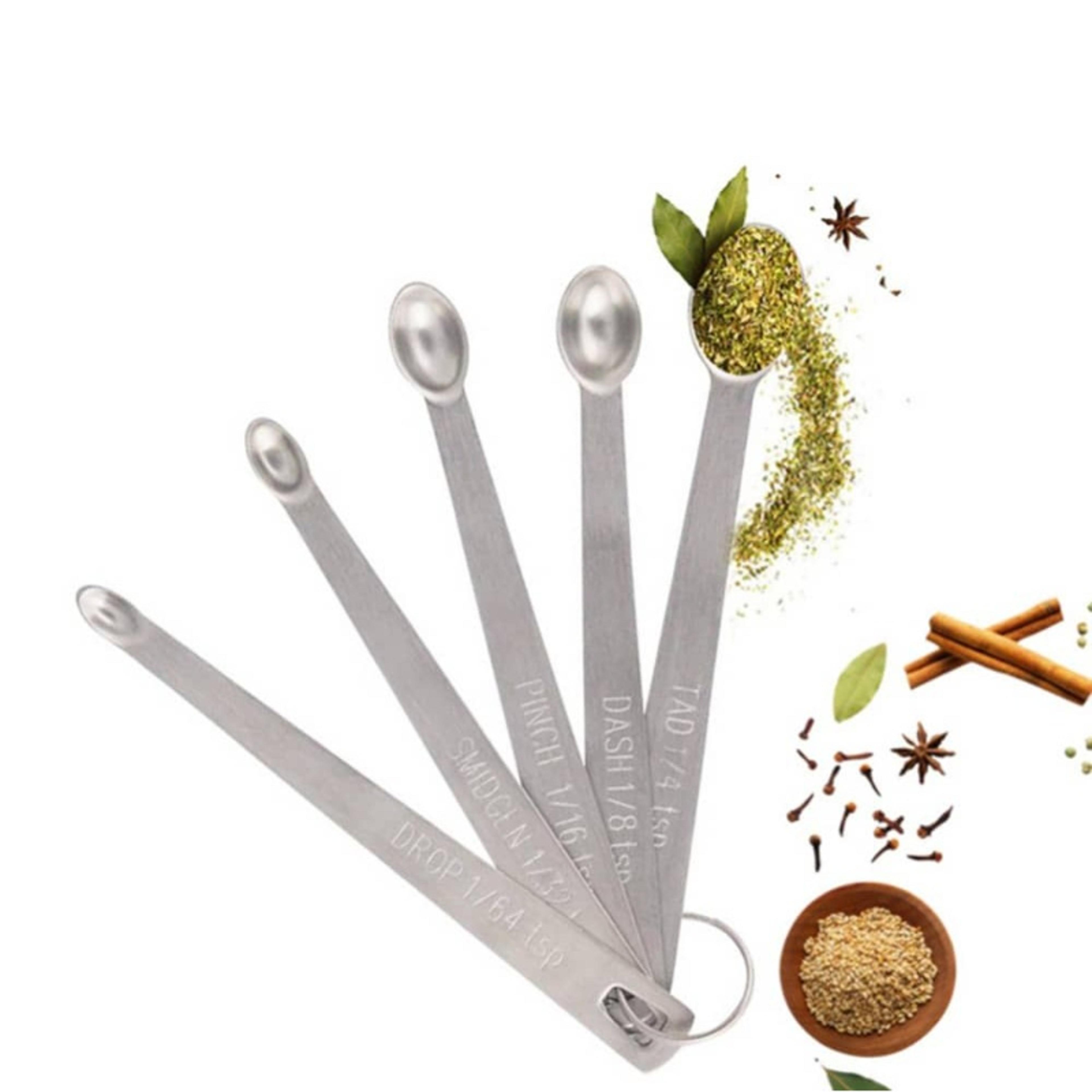 Mini Stainless Steel Measuring Spoon Set For Baking And Cooking  Versatile Spoon Set For Tea Coffee 2