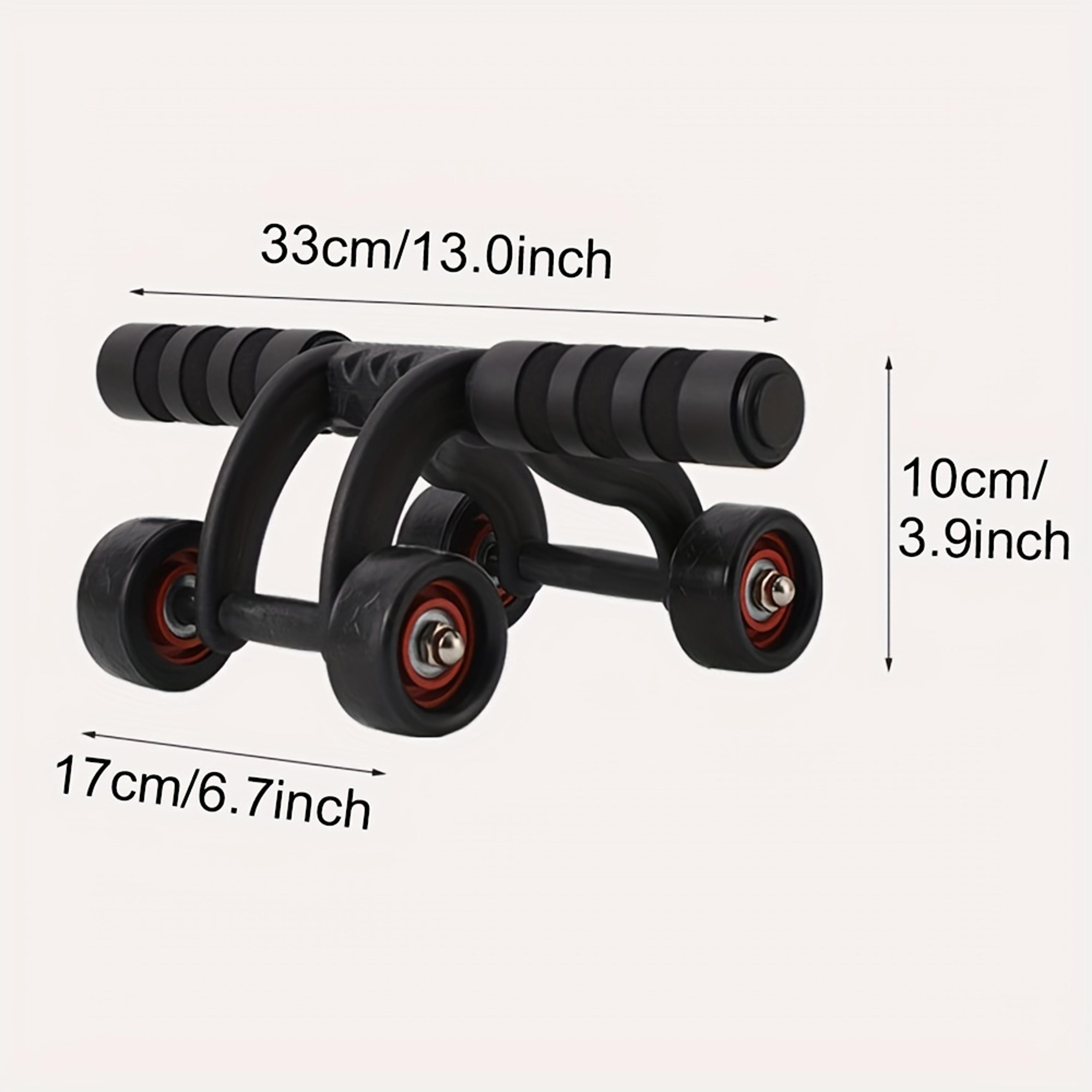 Abdominal Exercise Wheel  Four Wheels For Stability  Home Gym Fitness Equipment Core Strengthening  3