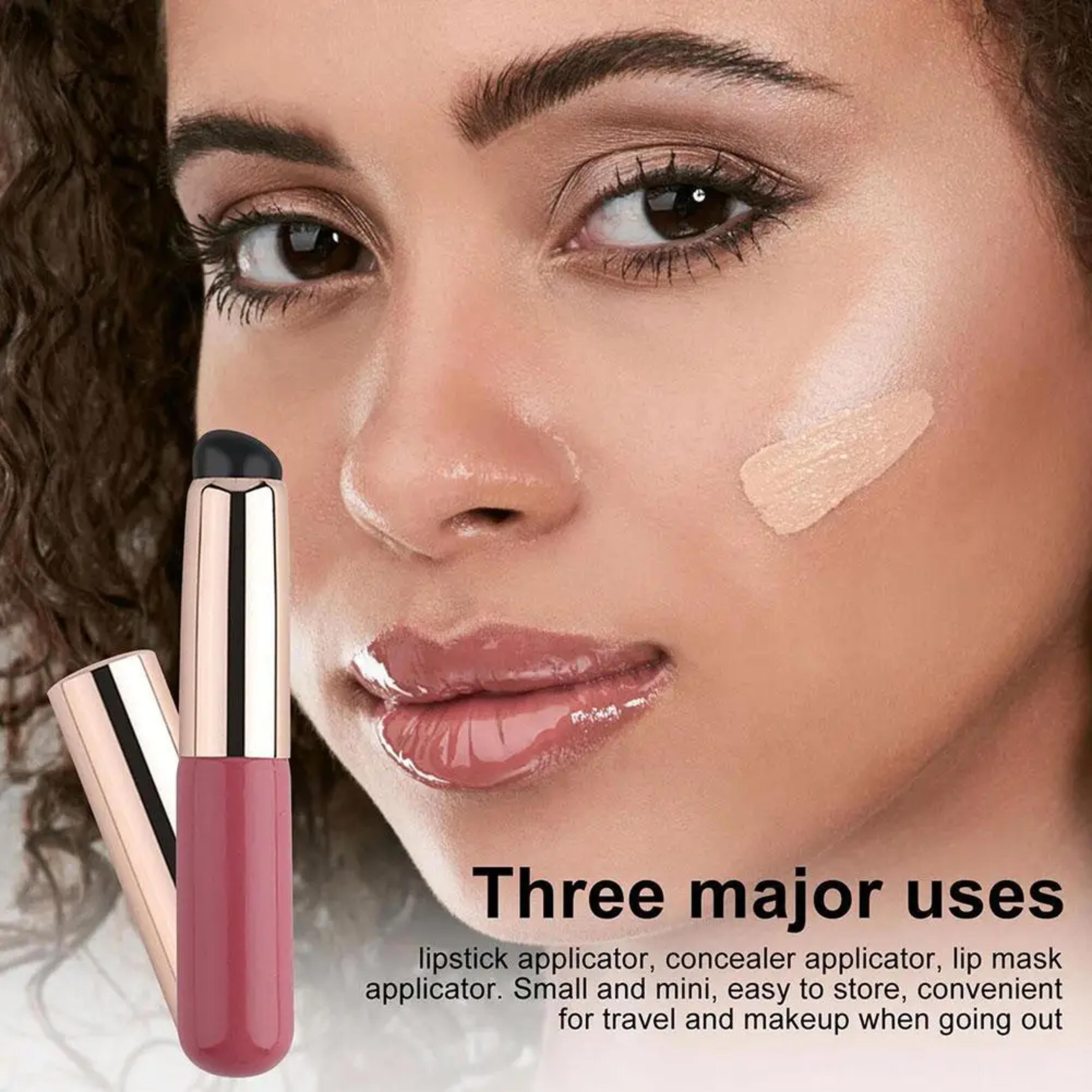Silicone Lip Brush With Cover  Soft Concealer  Lipstick Brush For Smooth Flawless Application 5