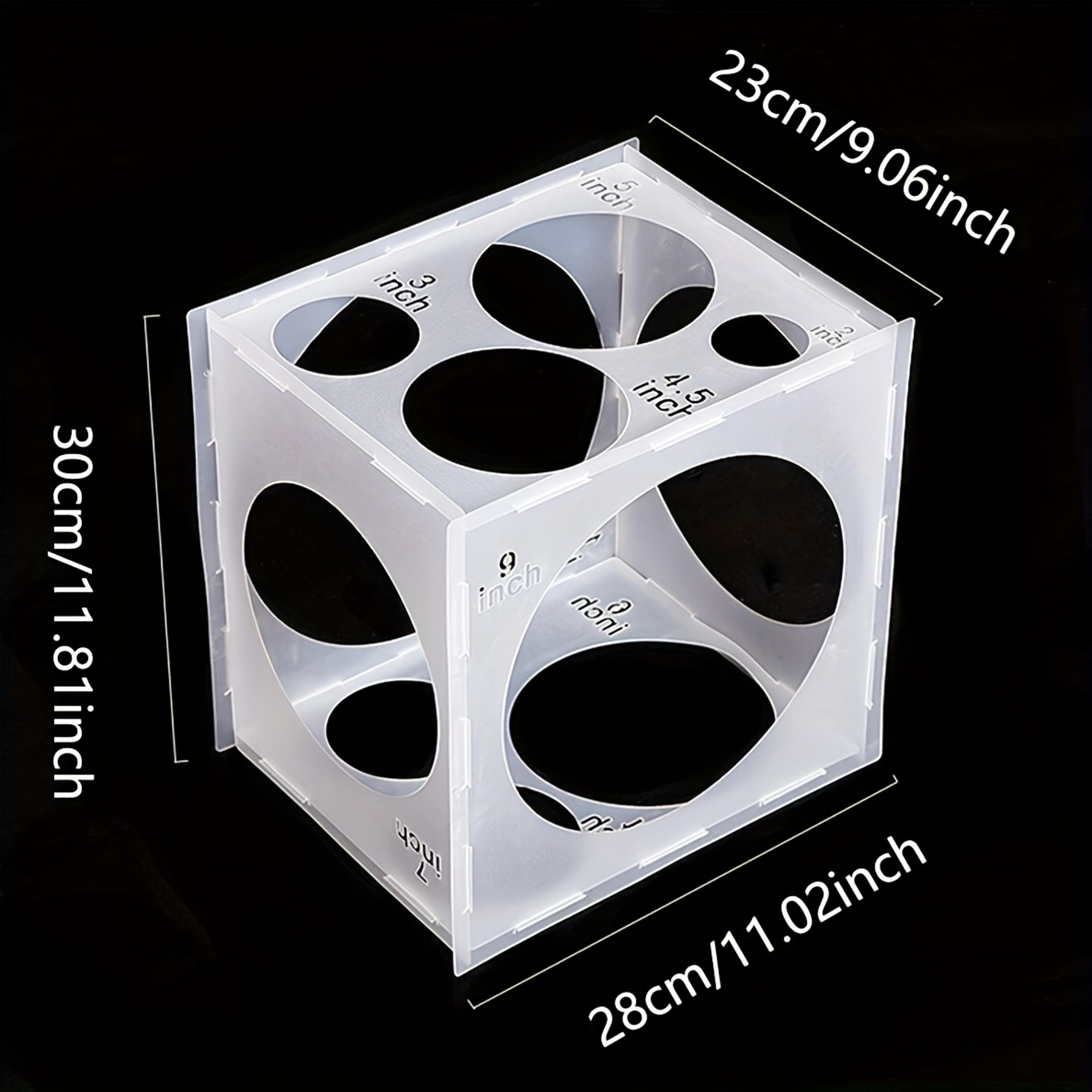 Holiday Wedding Party Balloon Size Measuring Box  Smooth Design With Flexible Buckle Wont Hurt Ball 1