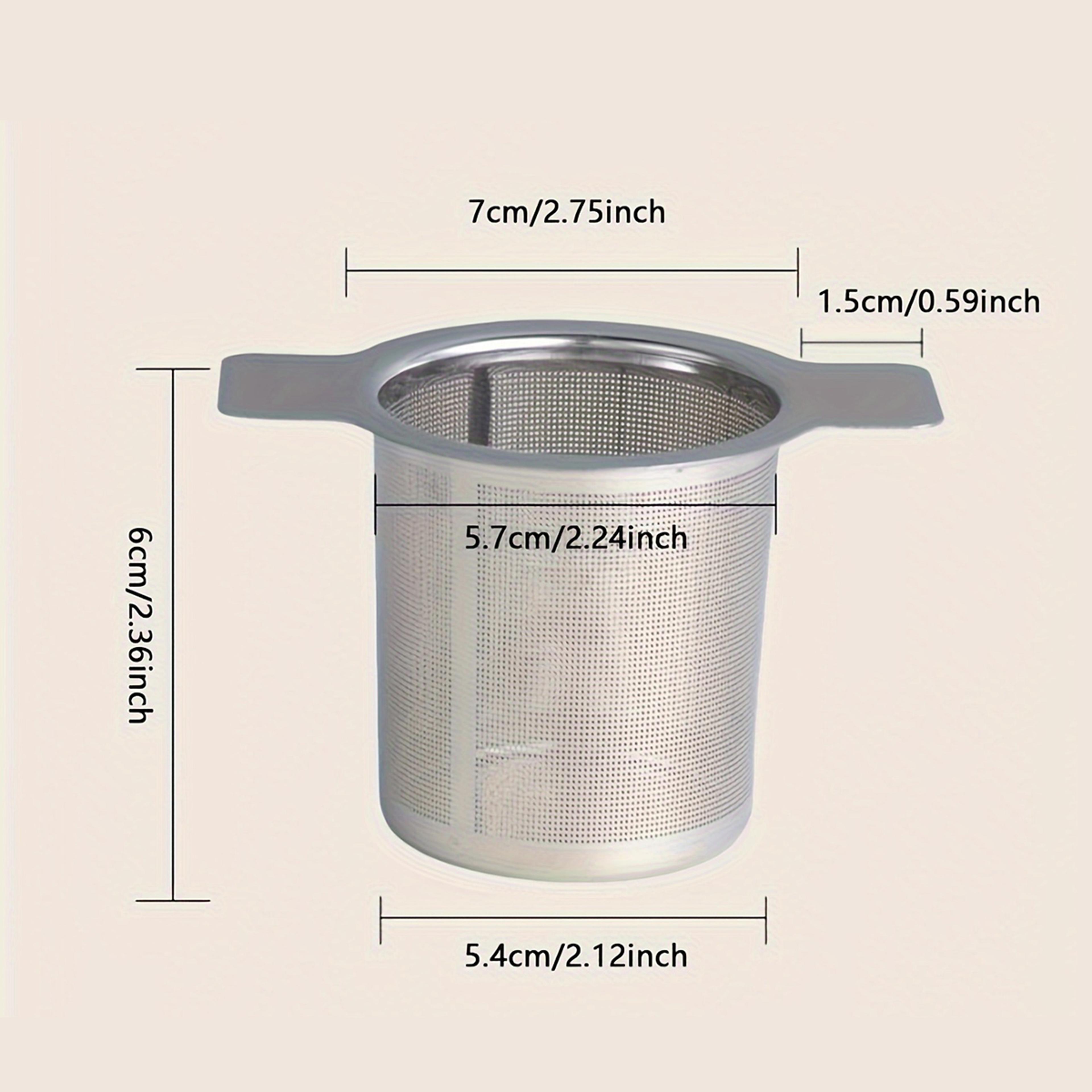 Stainless Steel Tea Infuser With Double Handles  Perfect For Mugs  Teapots 3