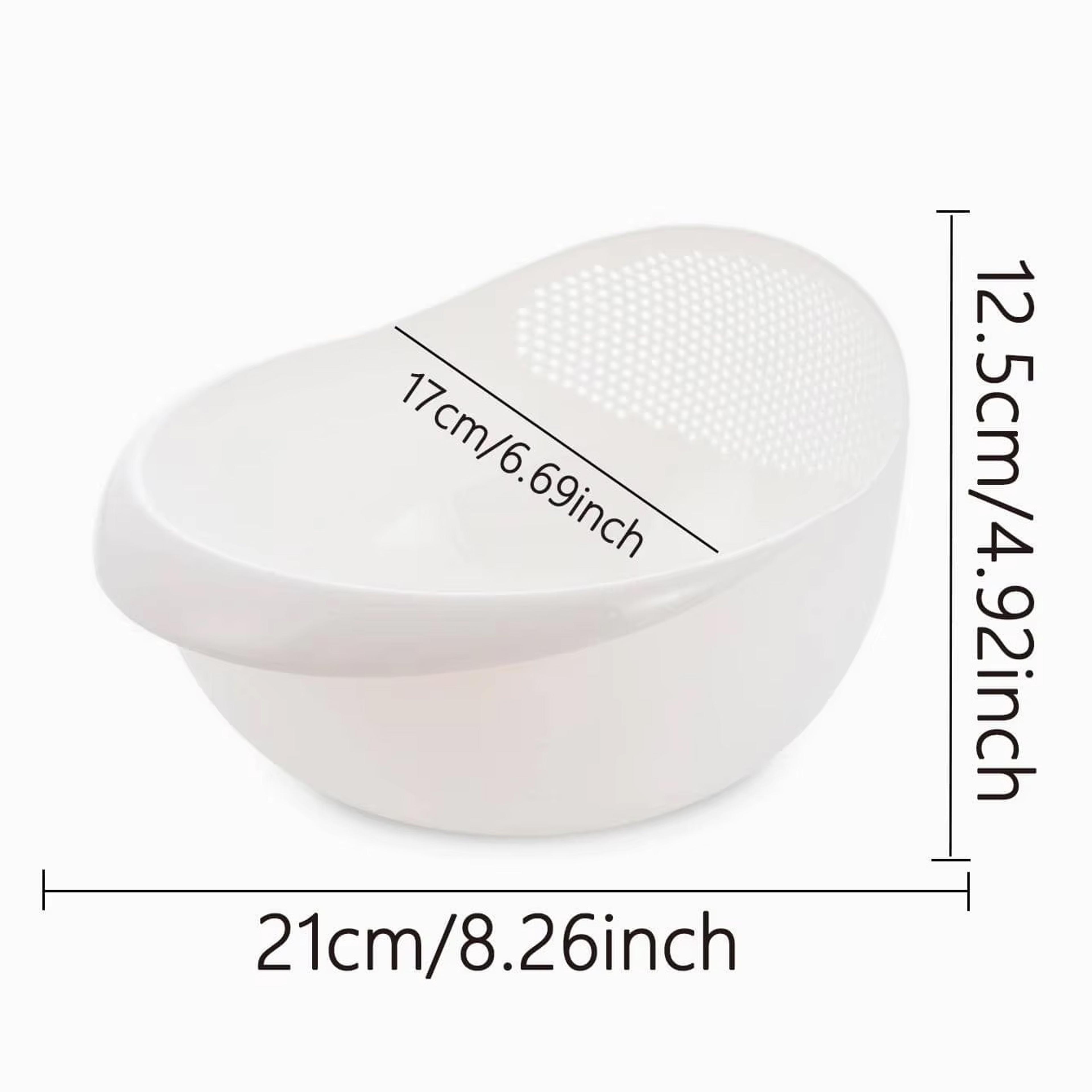 Silicone Colander With Handle  MultiPurpose Rice  Fruit Washing Drain Basket For Kitchen Organizati 2