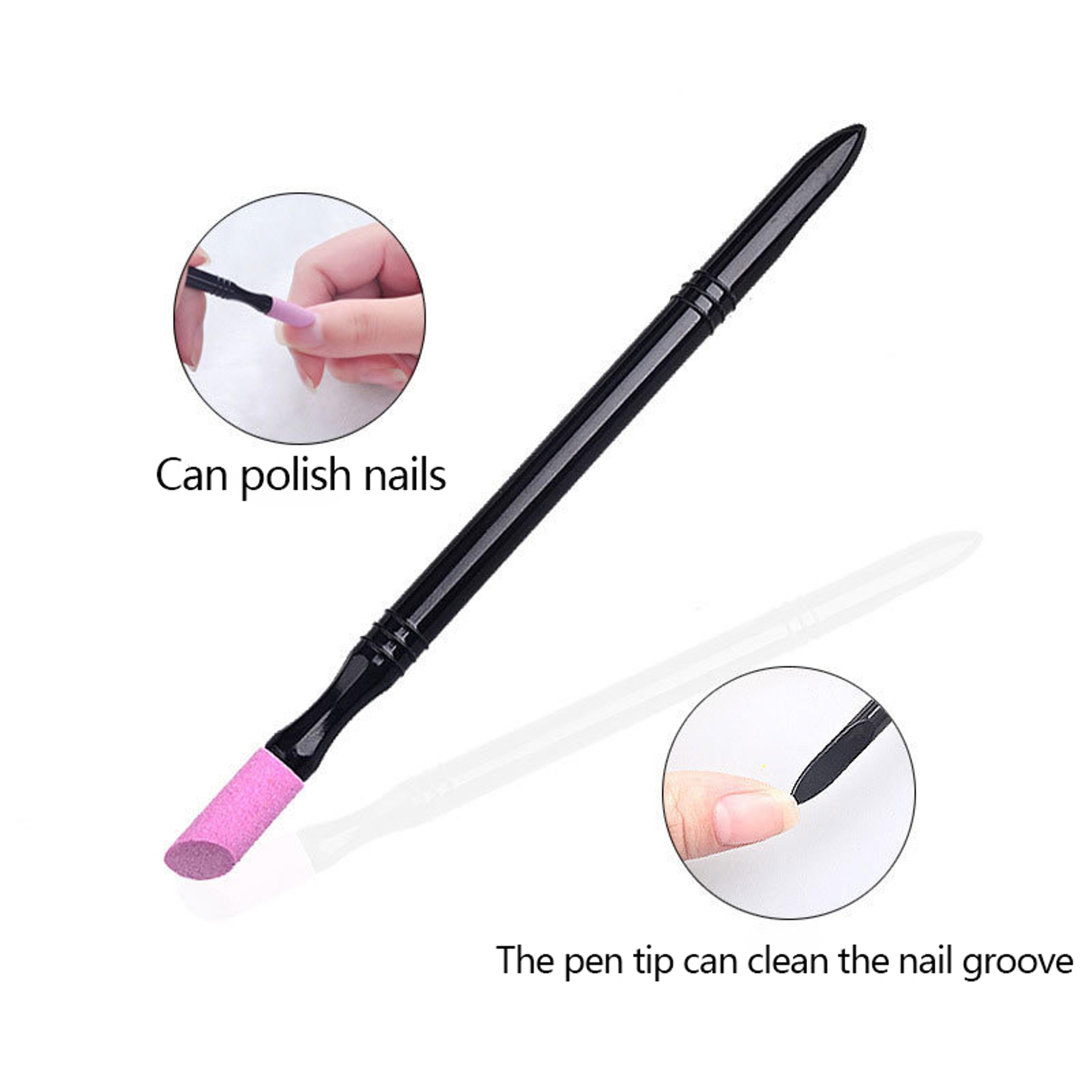 Nail File Cuticle Remover  Buffer Tool Set  Professional Manicure Kit For Nail Care  Art 1