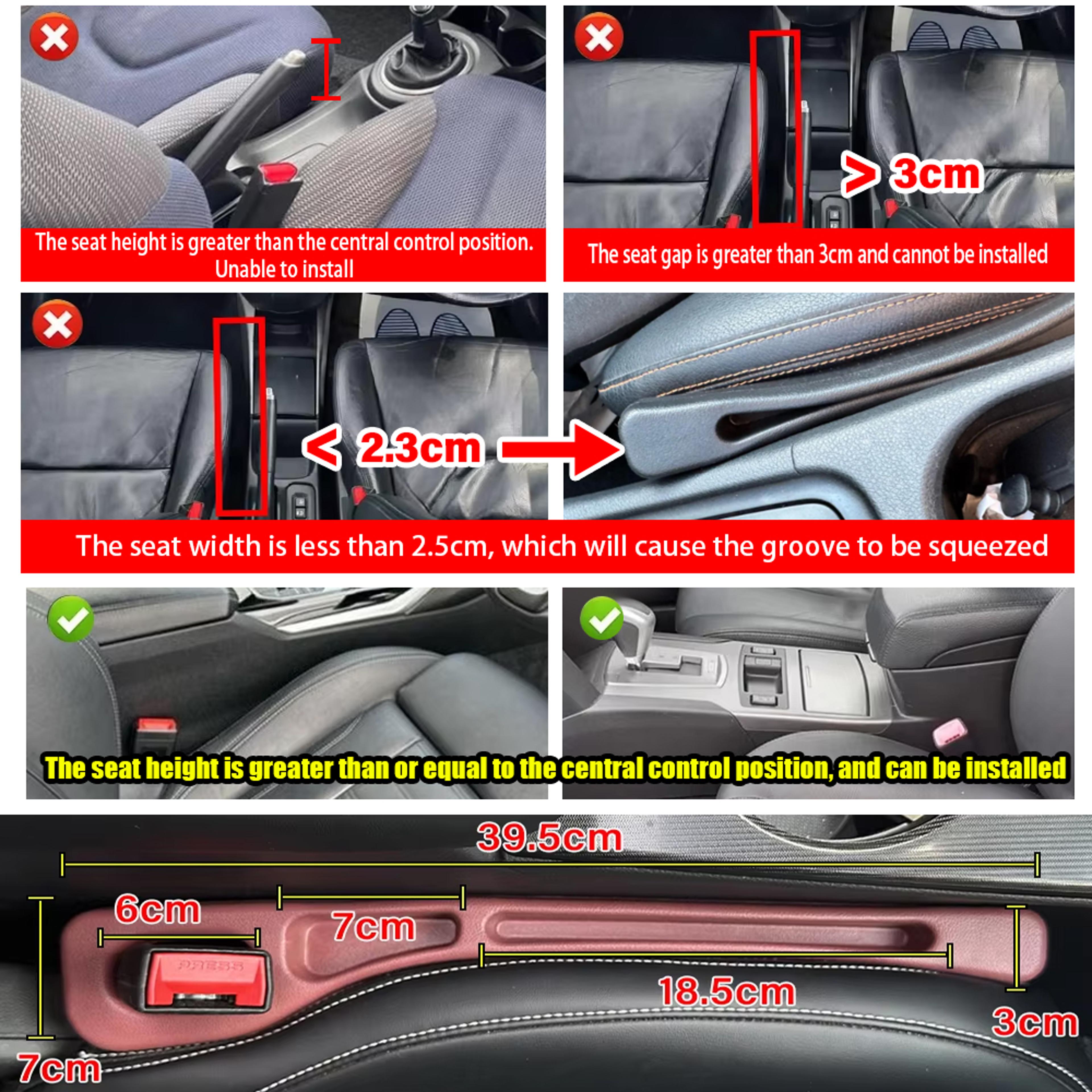 Car Seat Gap Filler Organizer Console Storage Box For Auto Interior Stylish Seat Crevice Storage So 4