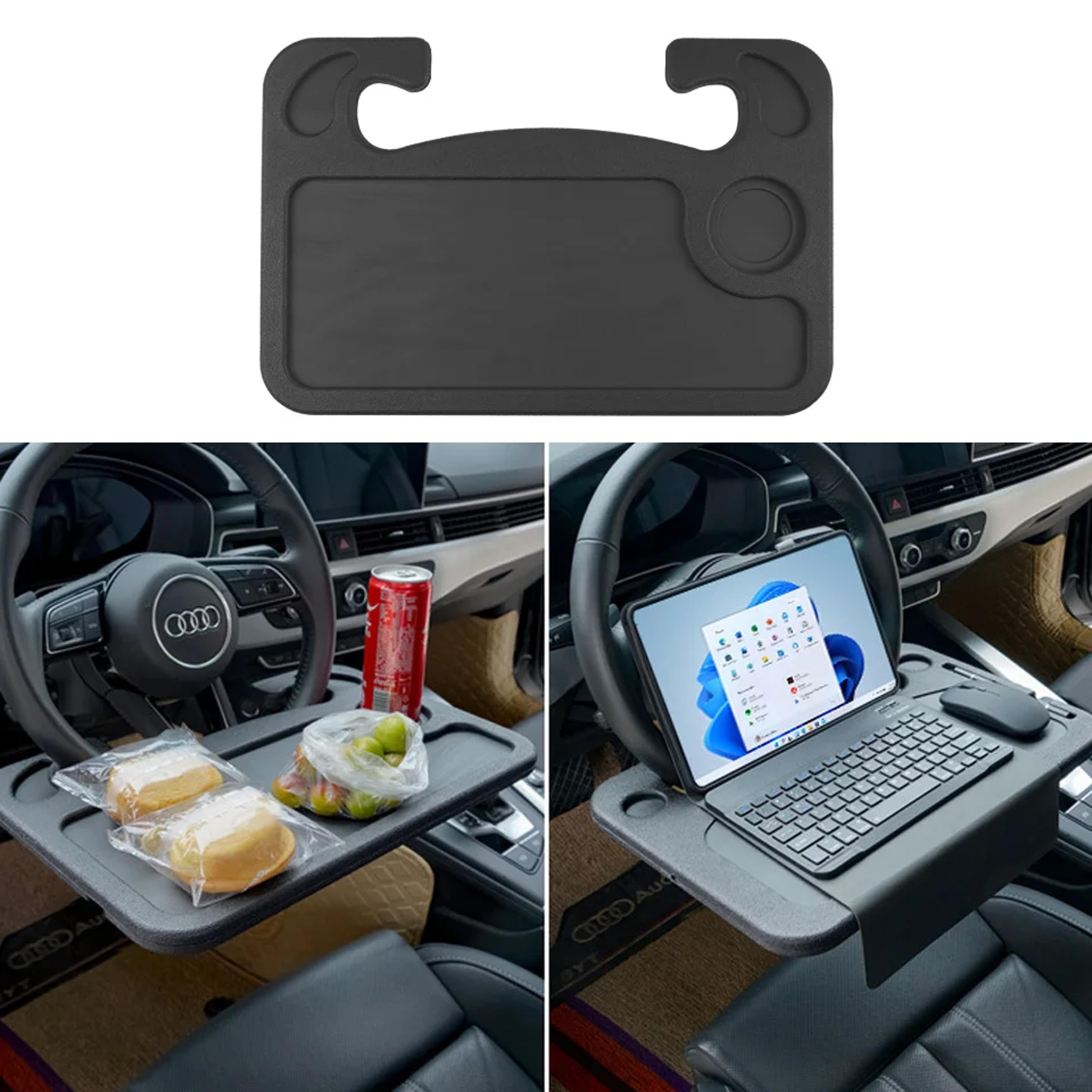 Portable Car Laptop Desk Stand  Dining Tray For Steering Wheel Multipurpose Work  Eat On The Go Tra 2