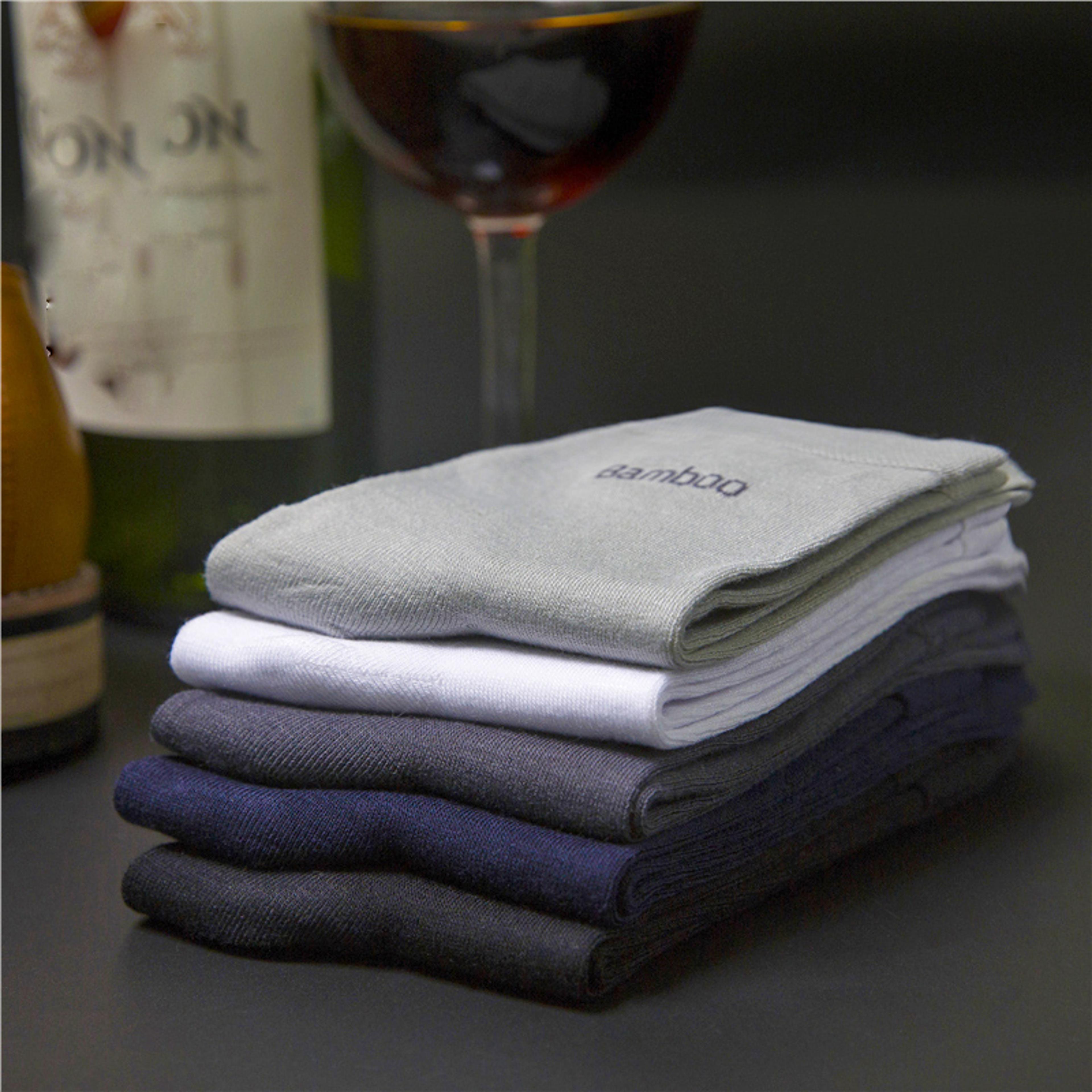 Bamboo Crew Socks For Men Comfortable Breathable High Quality Ideal Gift For Him 0