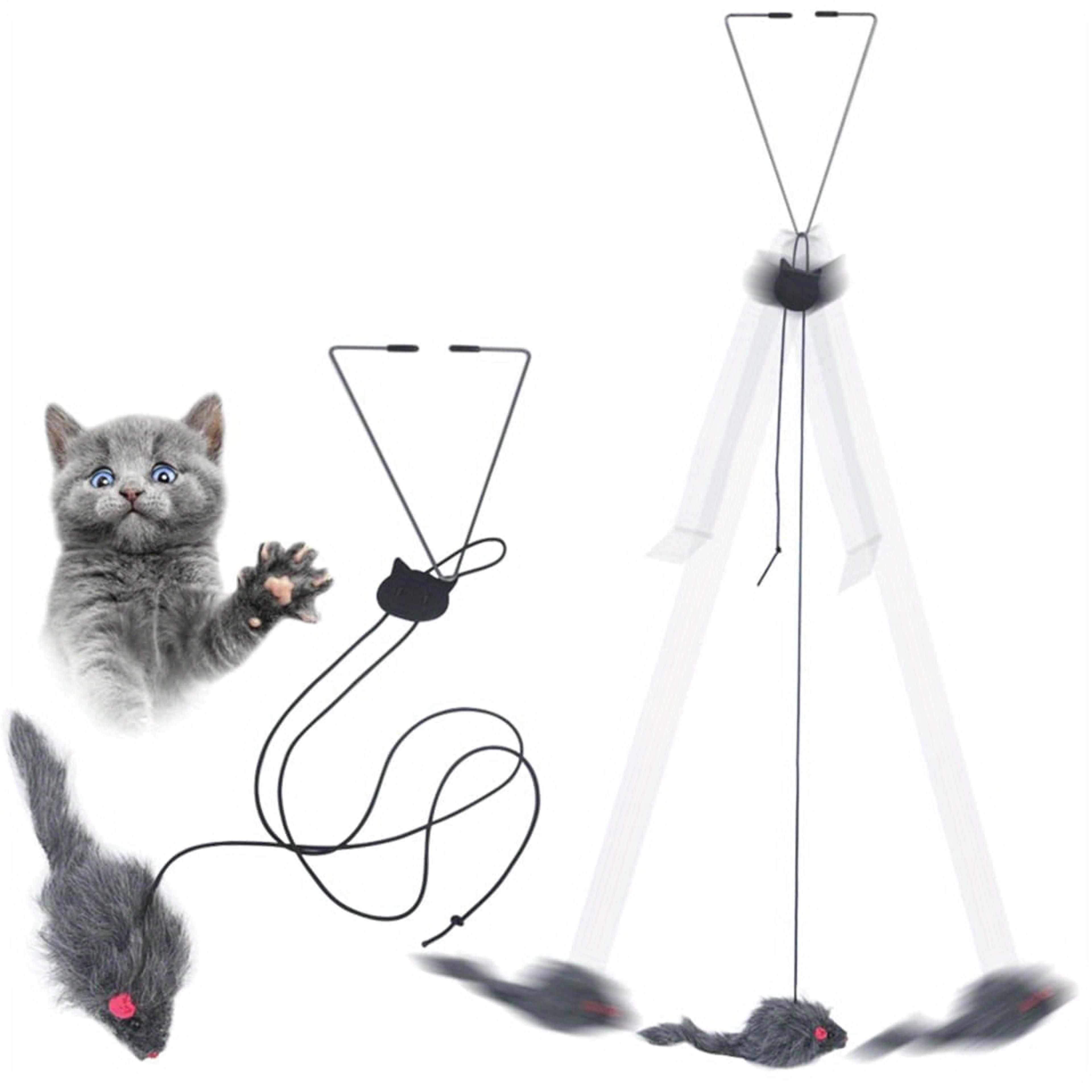 Hanging Cat Toy For Stress Relief Interactive Kitten Play Toy For Living Room 0