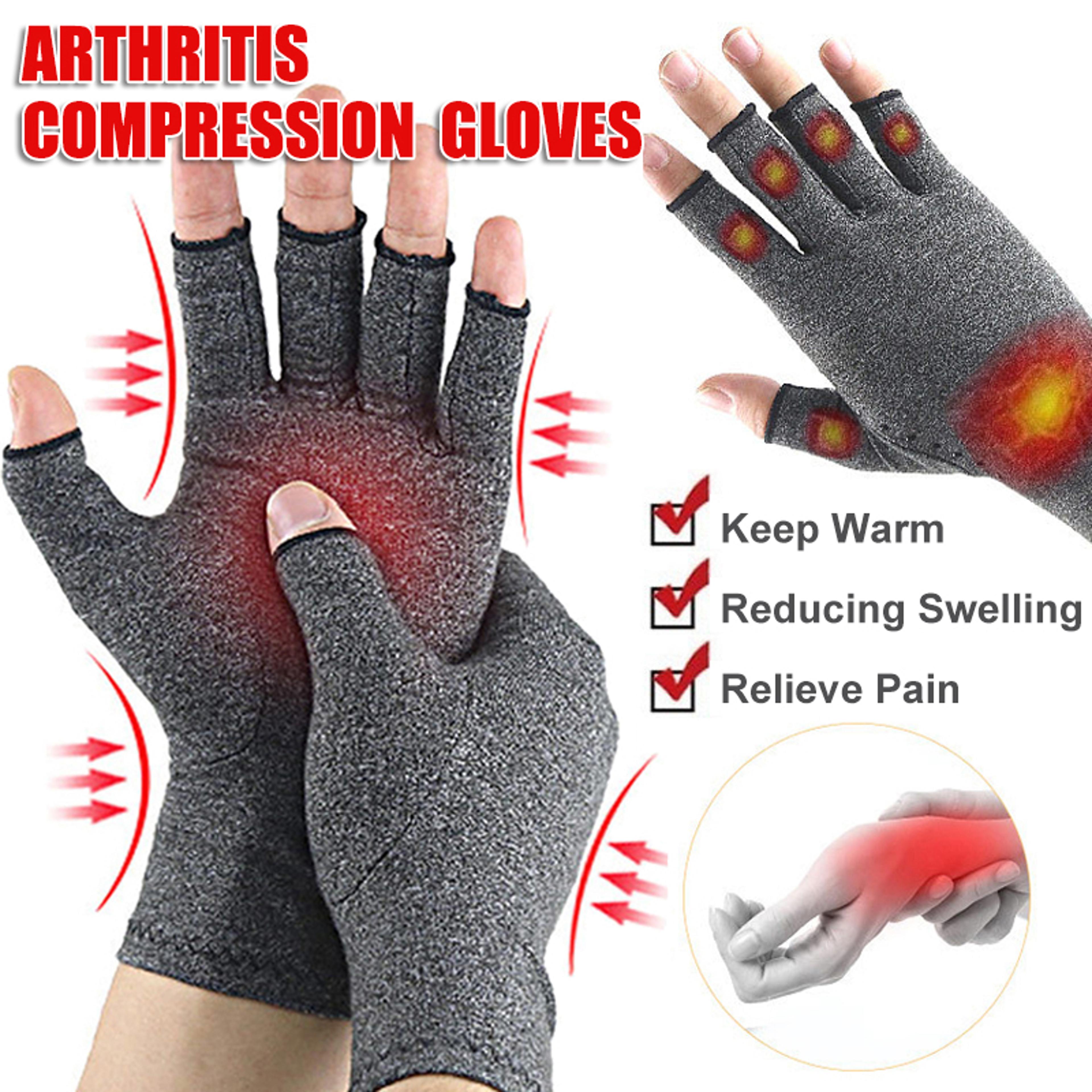 Fingerless Compression Gloves For Hand Discomfort Relief 6
