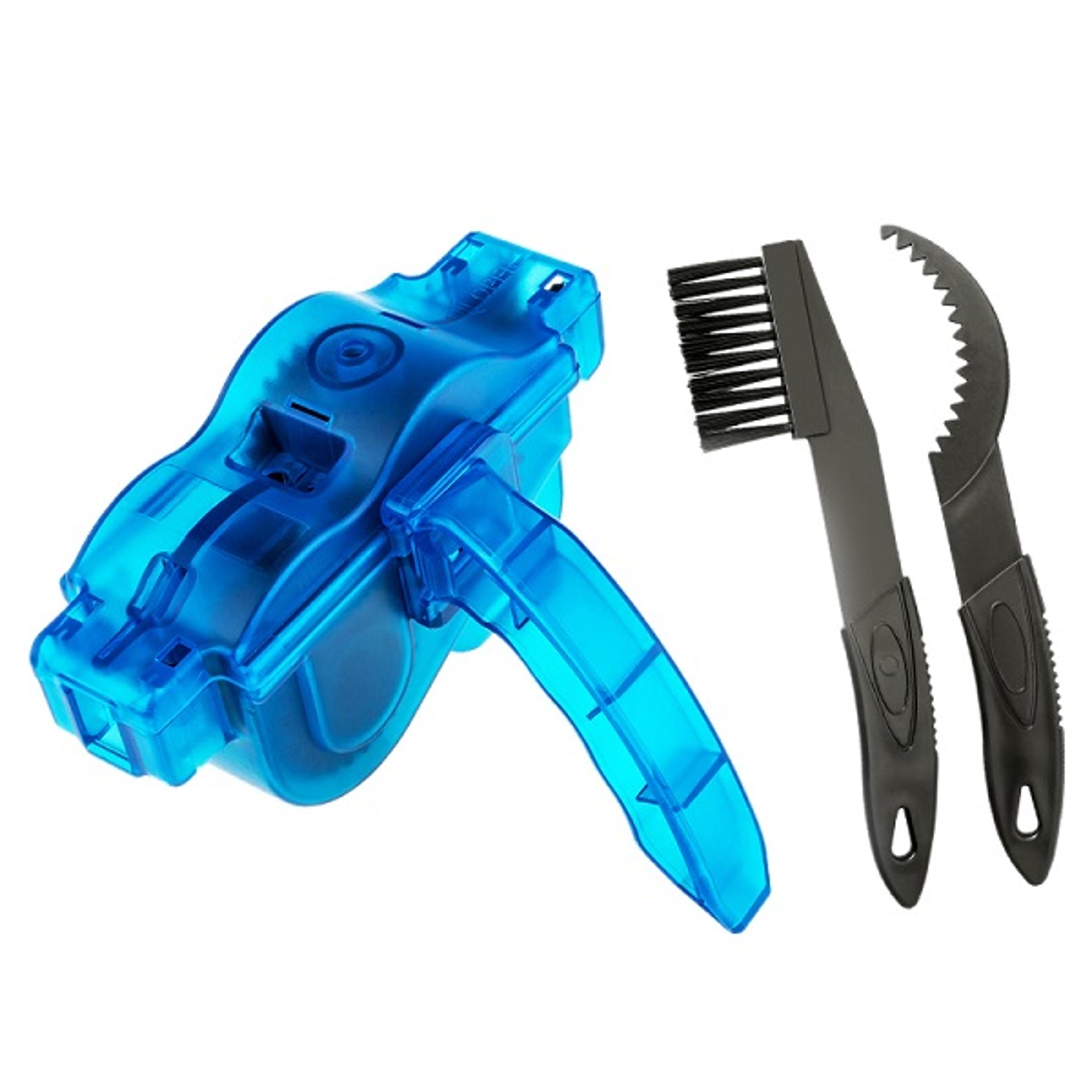 Portable Bike Chain Cleaner Tool Easy Clean Brush Scrubber Kit For Mountain Bike And Cycling Chains 7
