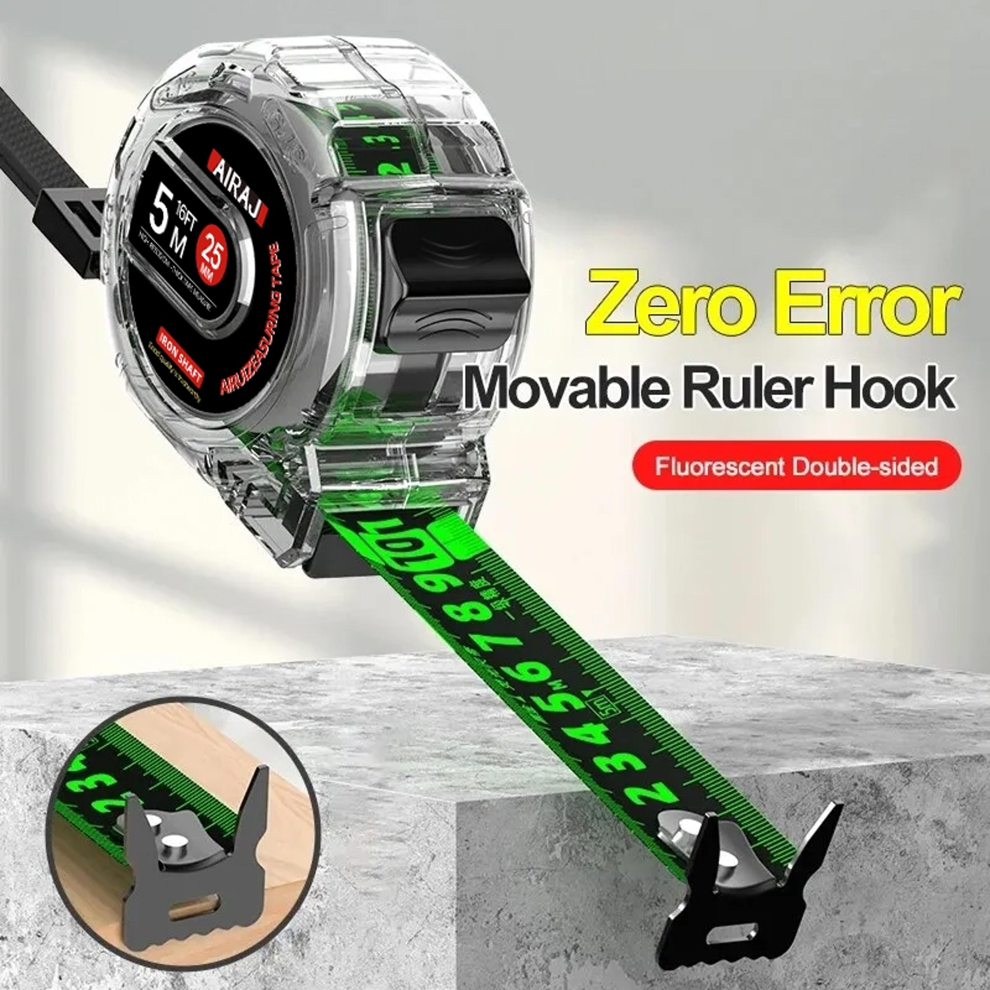 Fluorescent Tape Measure Waterproof Durable Multipurpose Precision Measuring Tool 2
