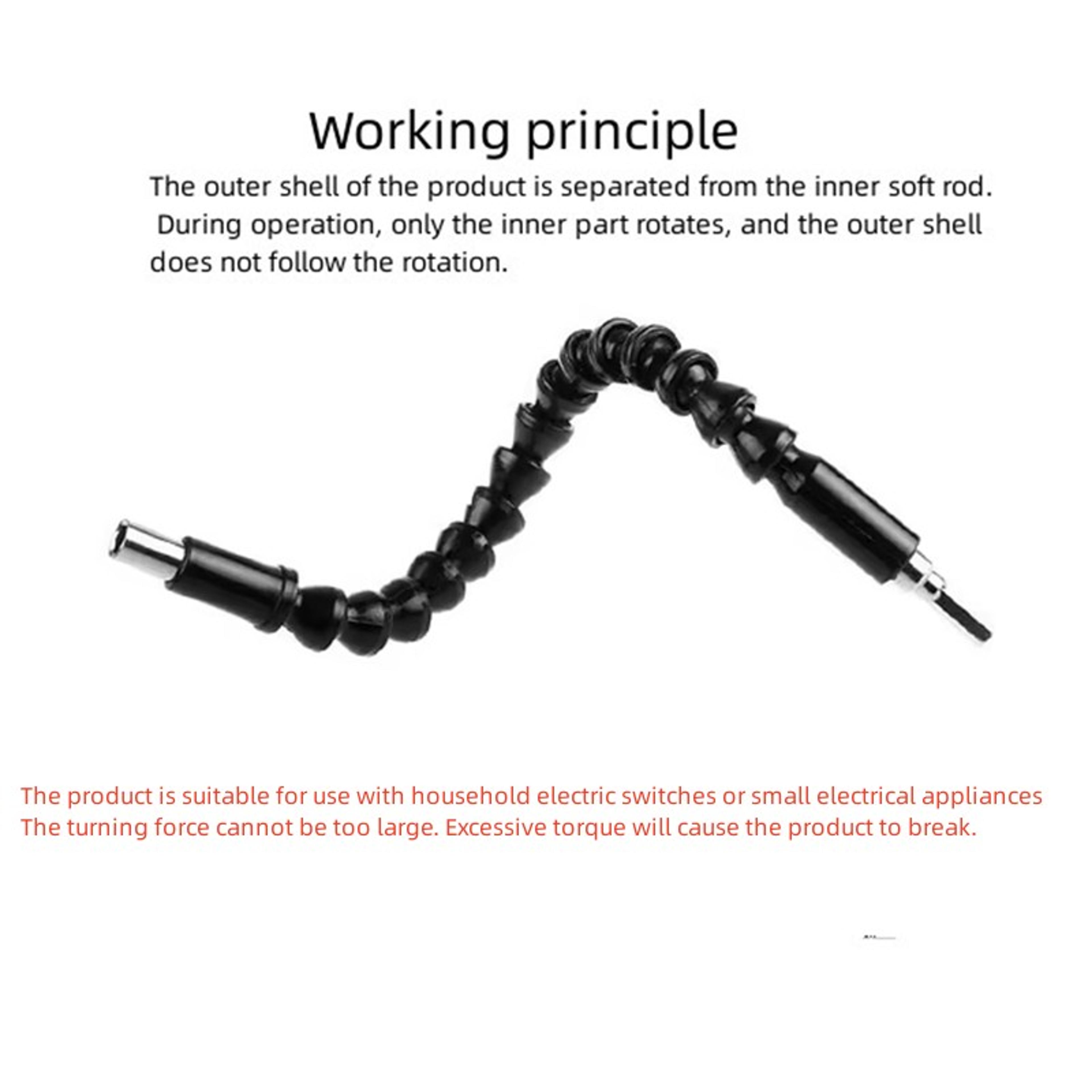 Flexible Shaft Extension For Electric Drill Universal Screwdriver Bit Connector For Cordless Drills 4