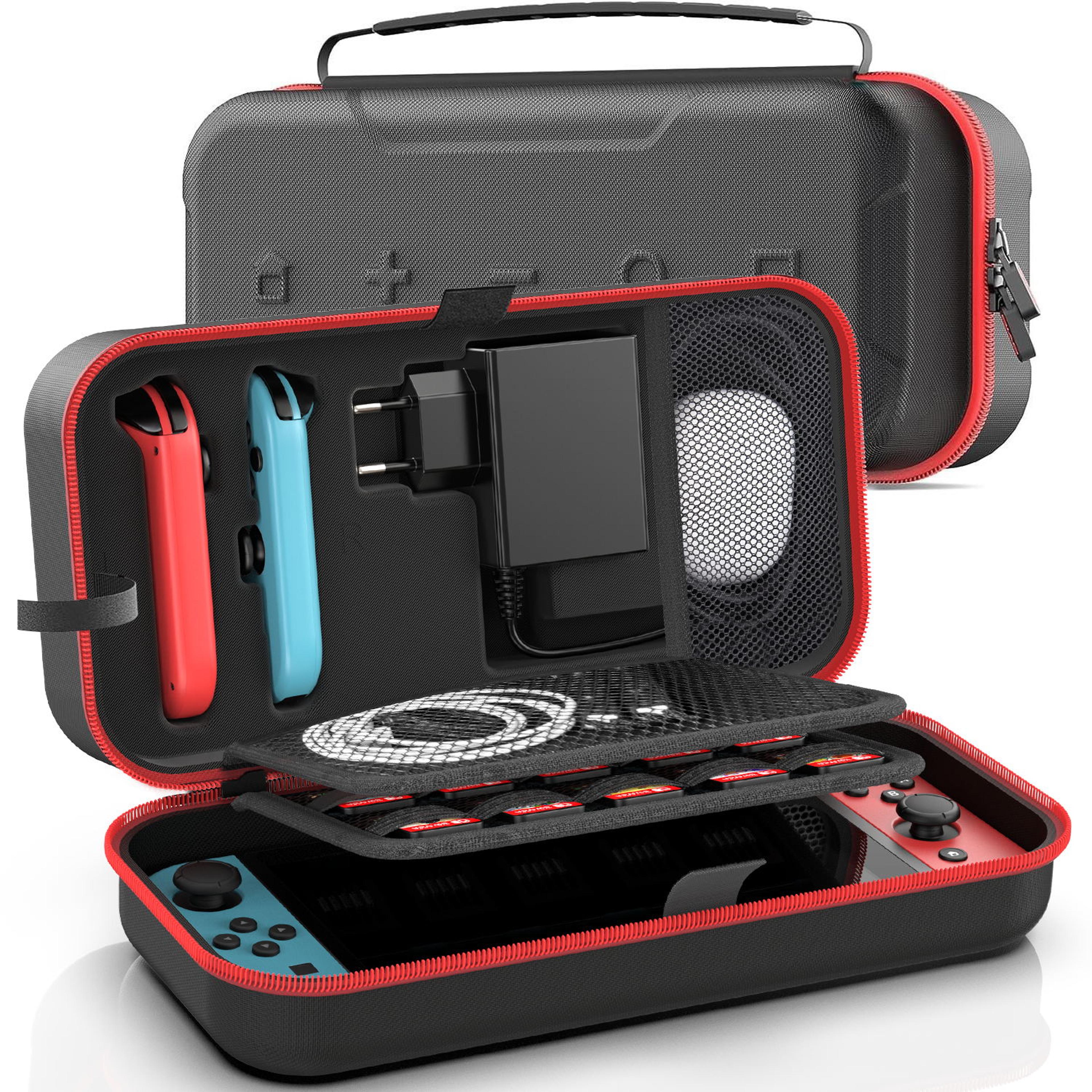 Large Storage Bag For Switch Waterproof Travel Carrying Case For N Switch OLED Anti Scratch Protect 6