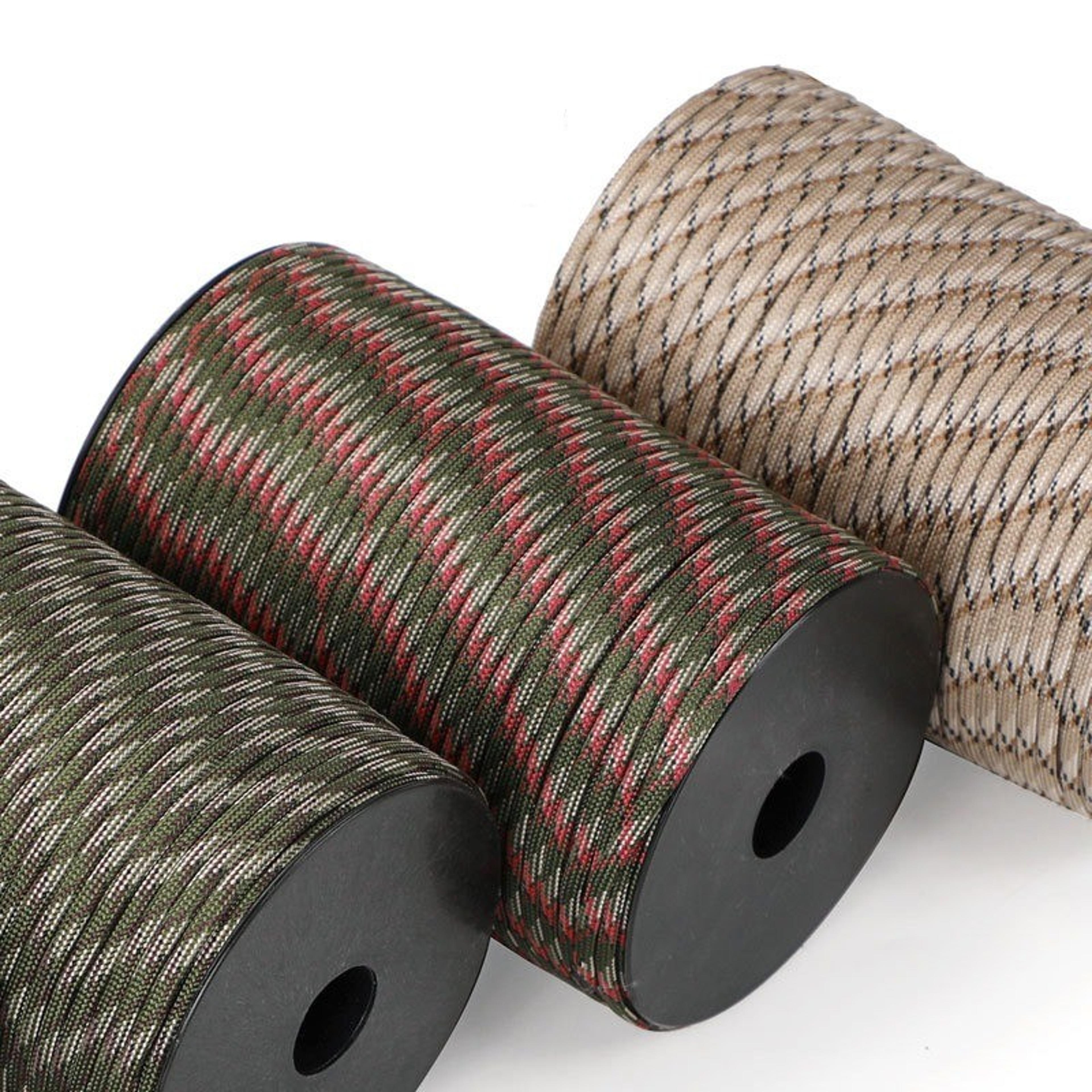 military standard paracord rope durable outdoor survival cord for camping, hiking, and diy projects