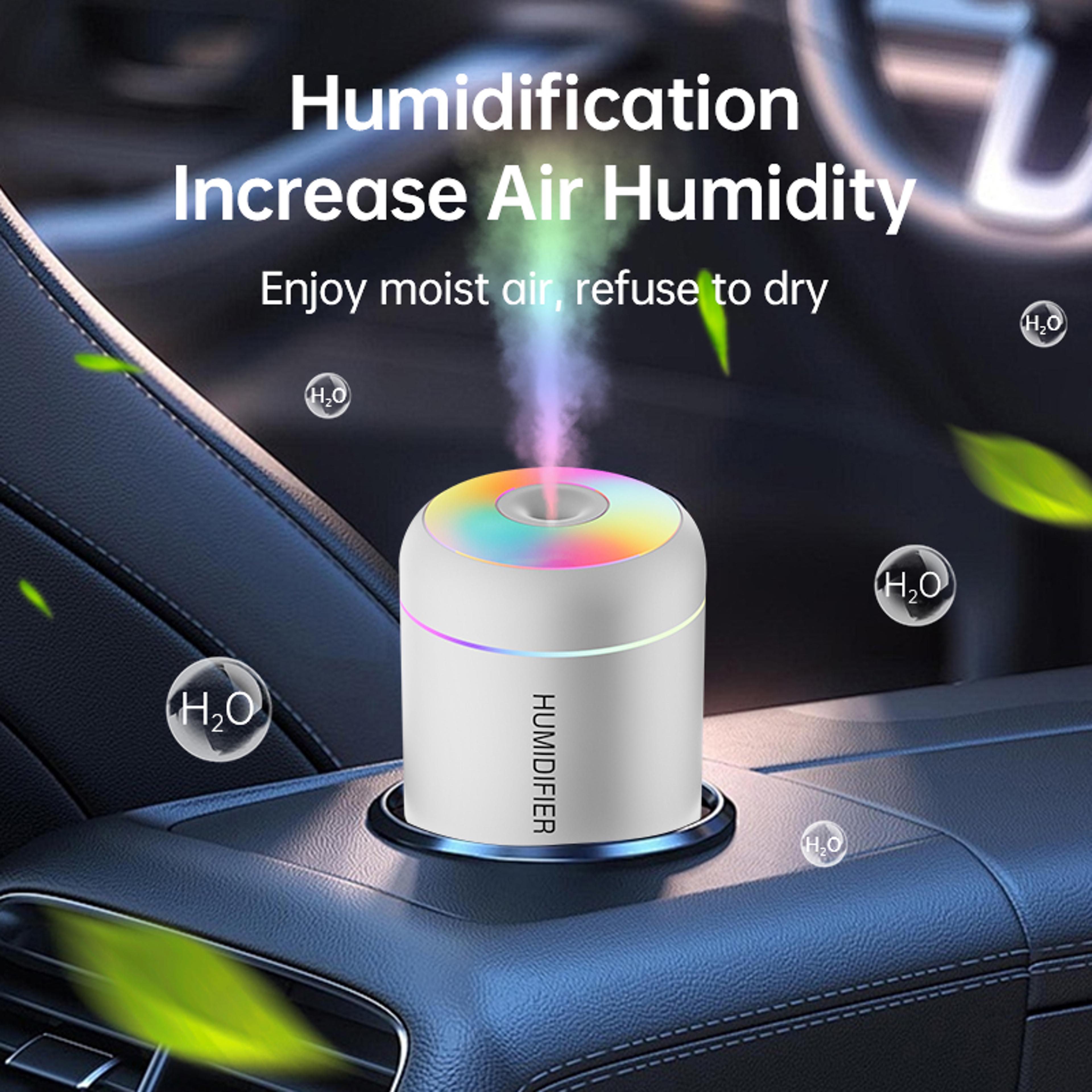 Mini USB Aroma Diffuser Humidifier For Car  Home Essential Oil Purifier With LED Light 1