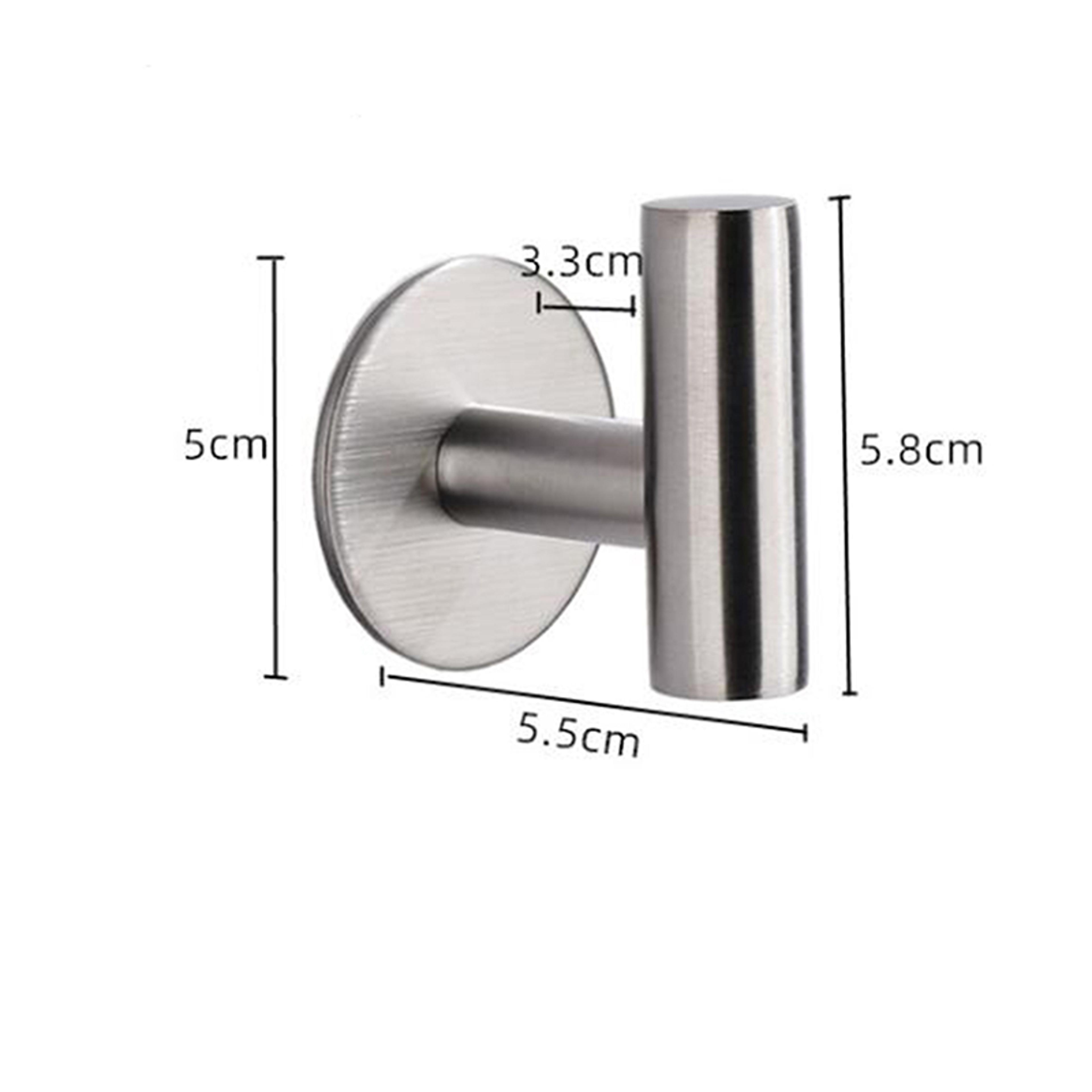 Stainless Steel Bathroom Hardware Set Towel Rack Toilet Paper Holder  Hook Accessories 4