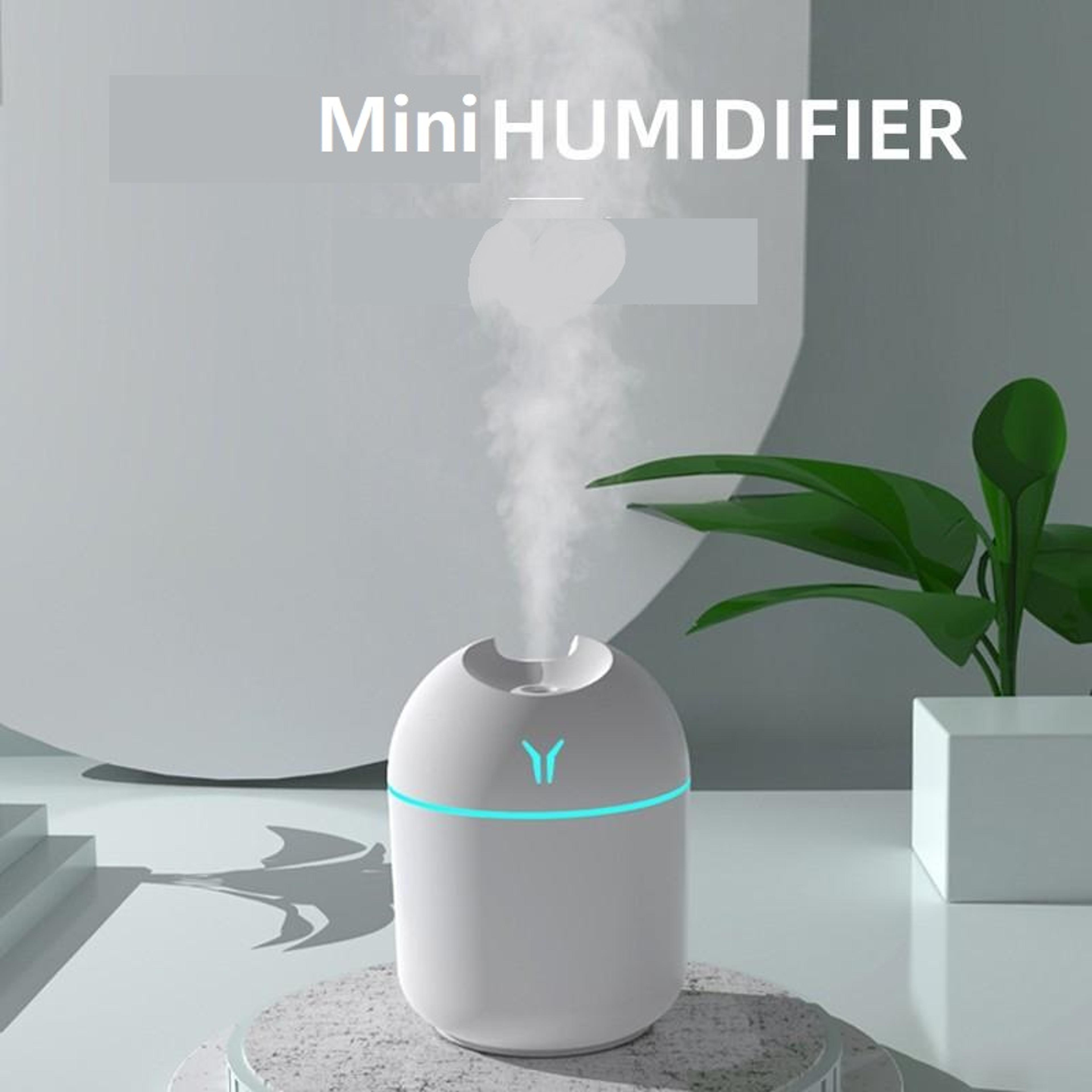 USB Mini Air Humidifier  Aroma Essential Oil Diffuser With LED Lamp 3