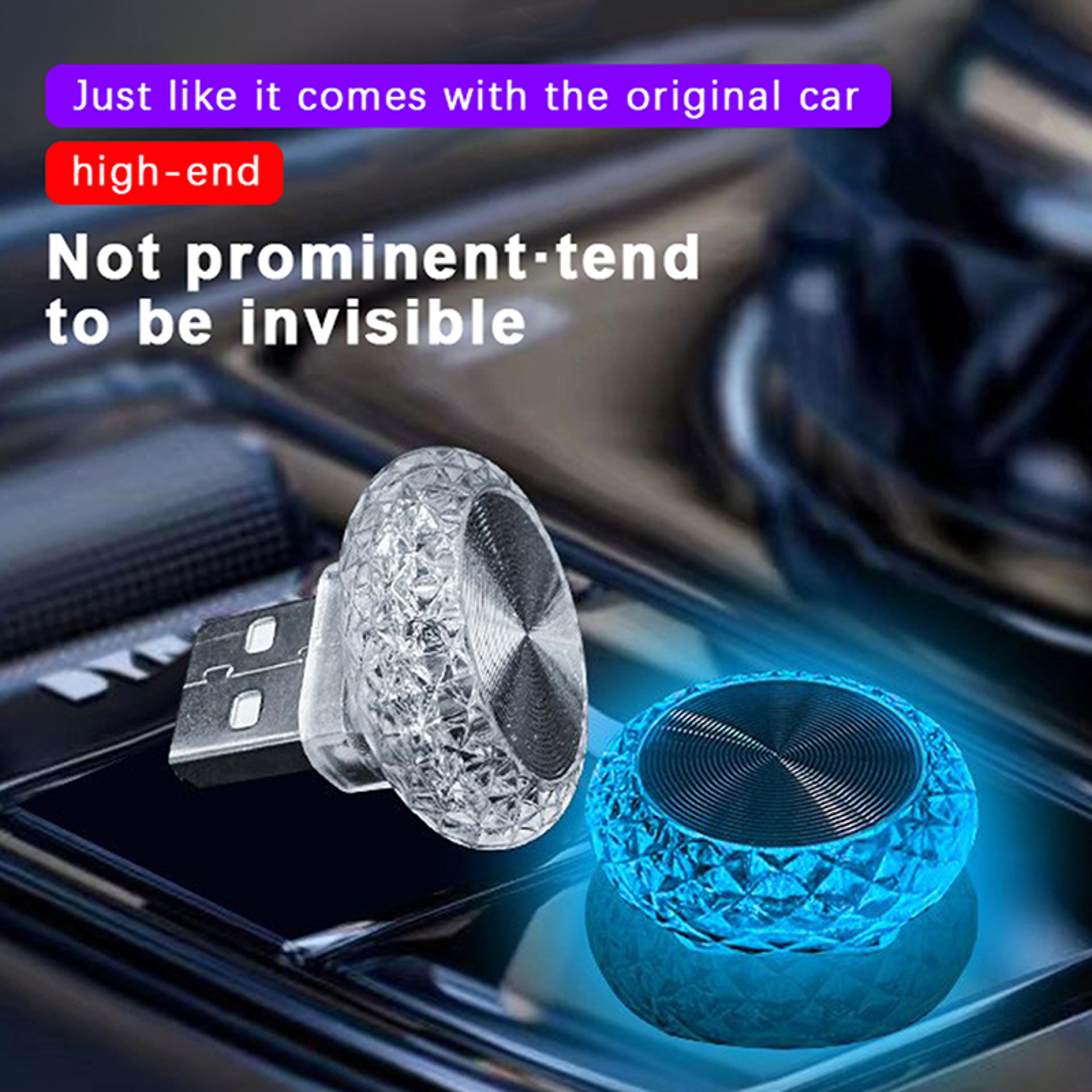 Portable USB Car LED Ambient Light For Interior Decoration 9