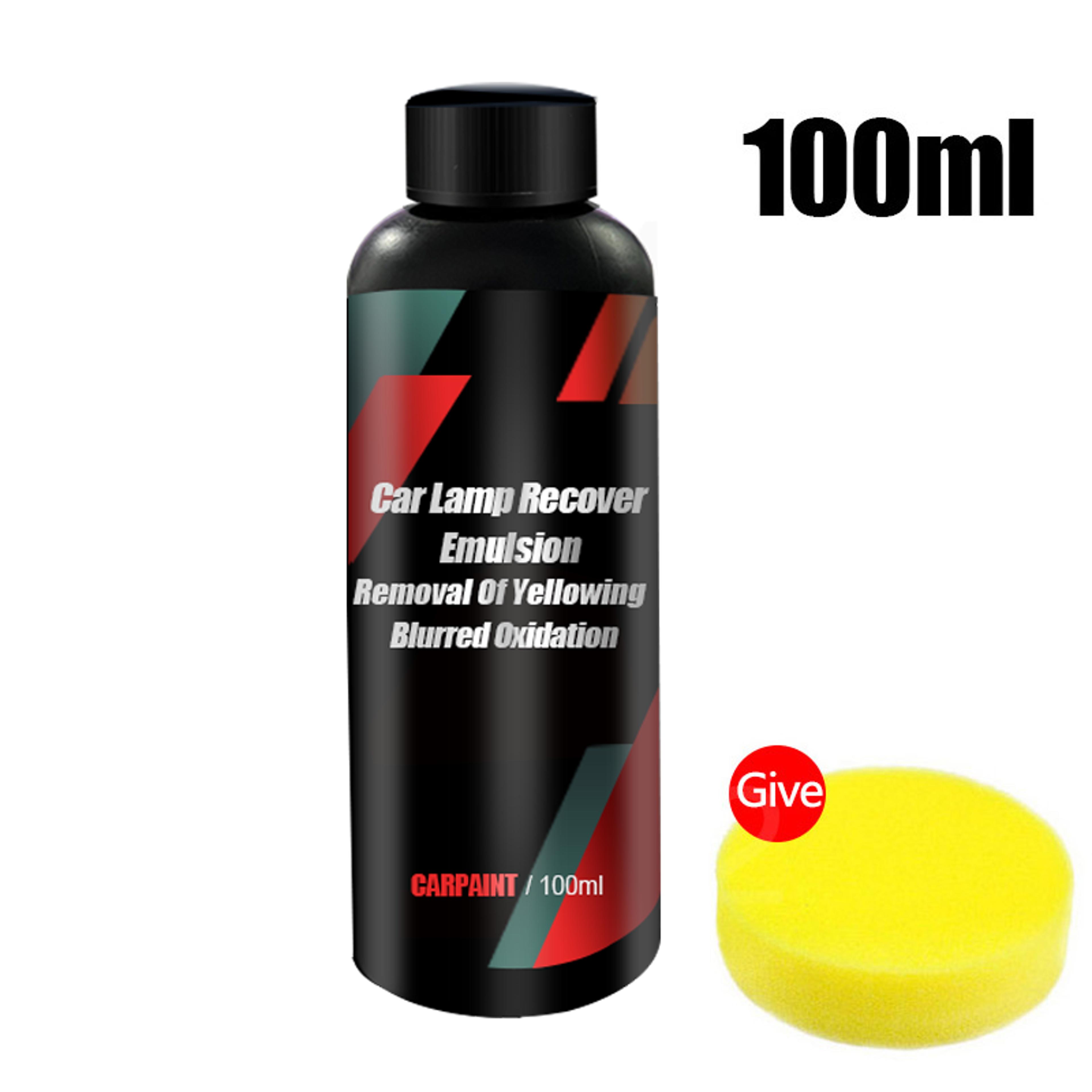 Car Headlight Restoration Kit With Polishing Paste For Clear Bright Lights 6