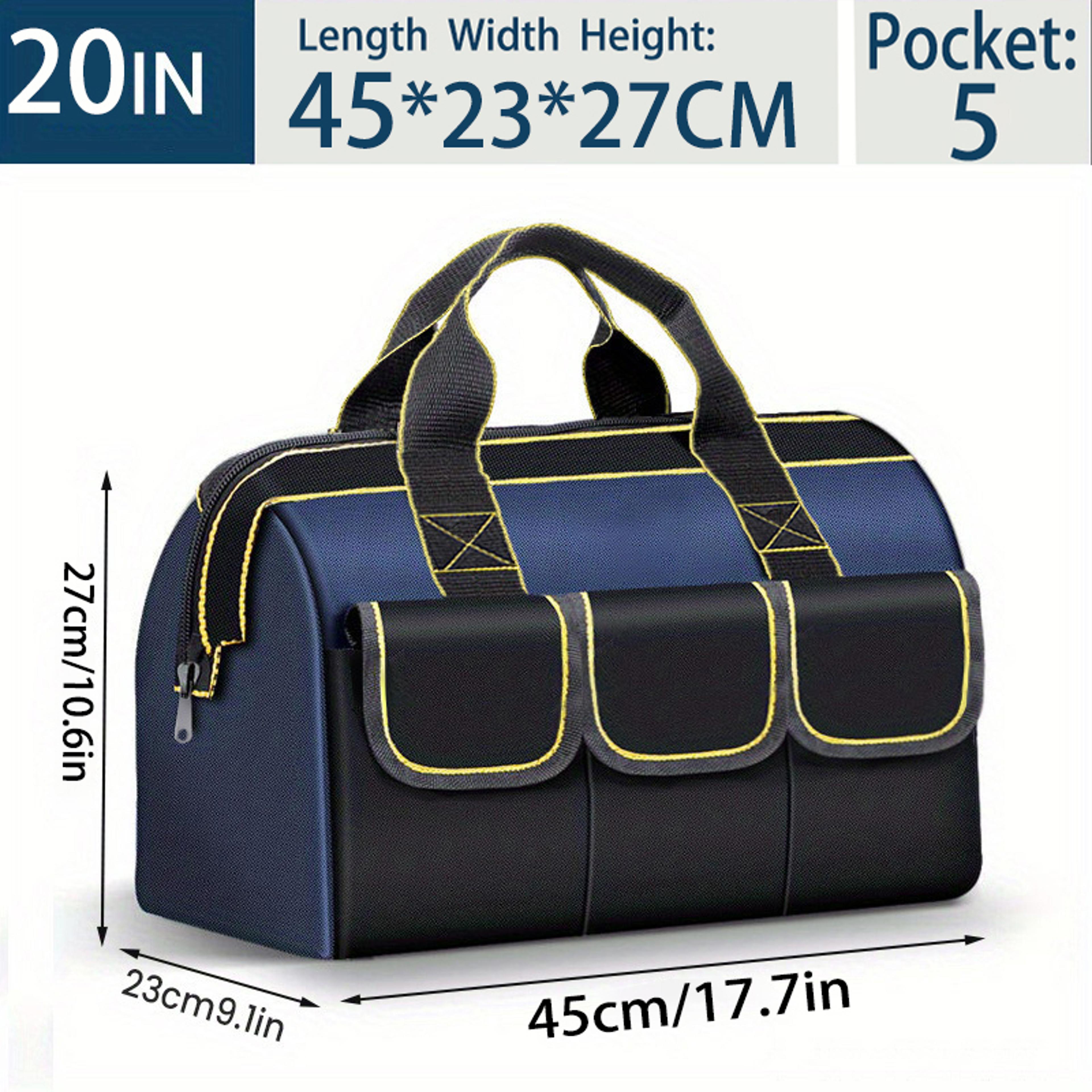 Multifunctional Tool Bag Durable Waterproof Multi Pocket Storage For Electricians  Handymen 6