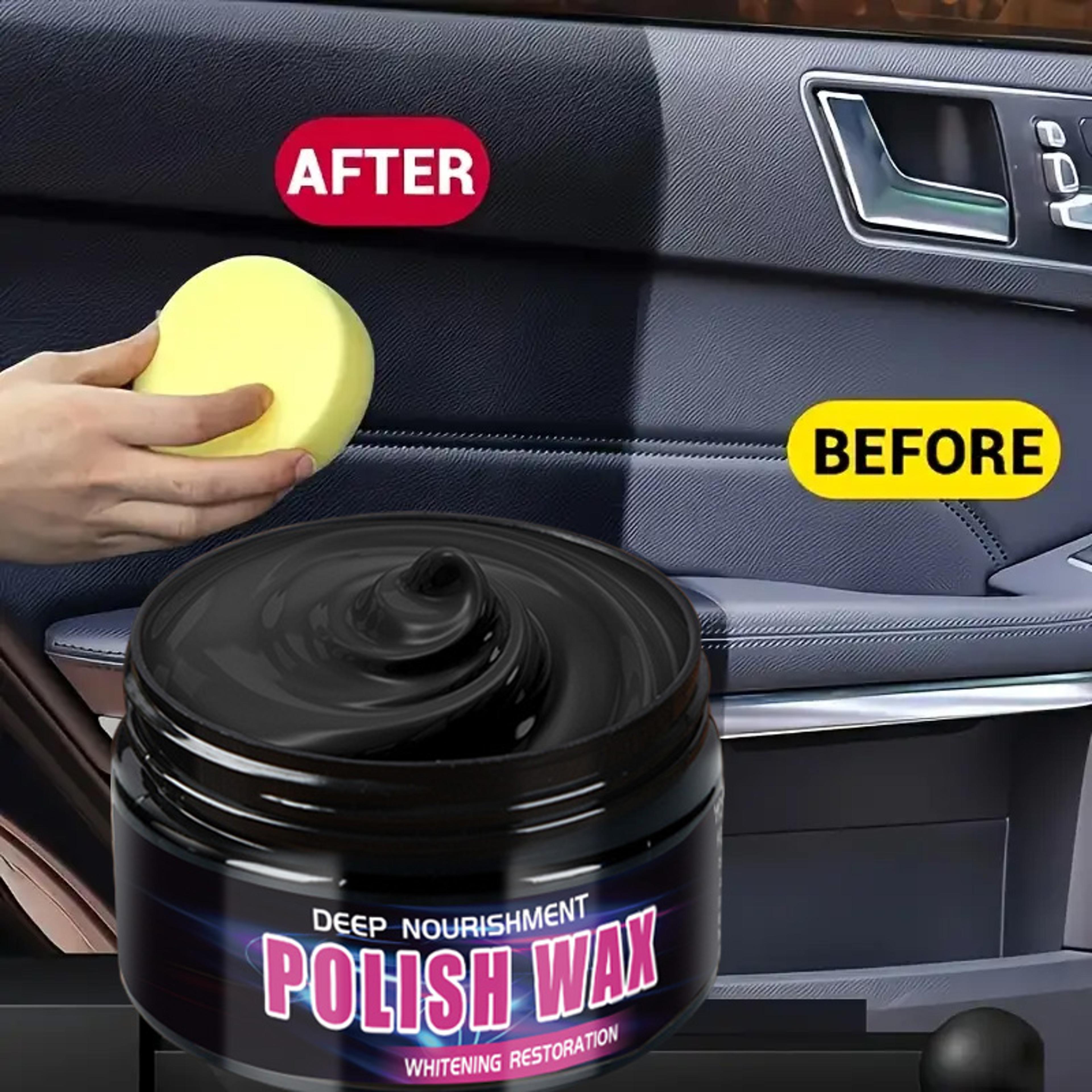 Universal Leather  Plastic Repair Polishing Wax Interior Reconditioning Cream For Cars 3