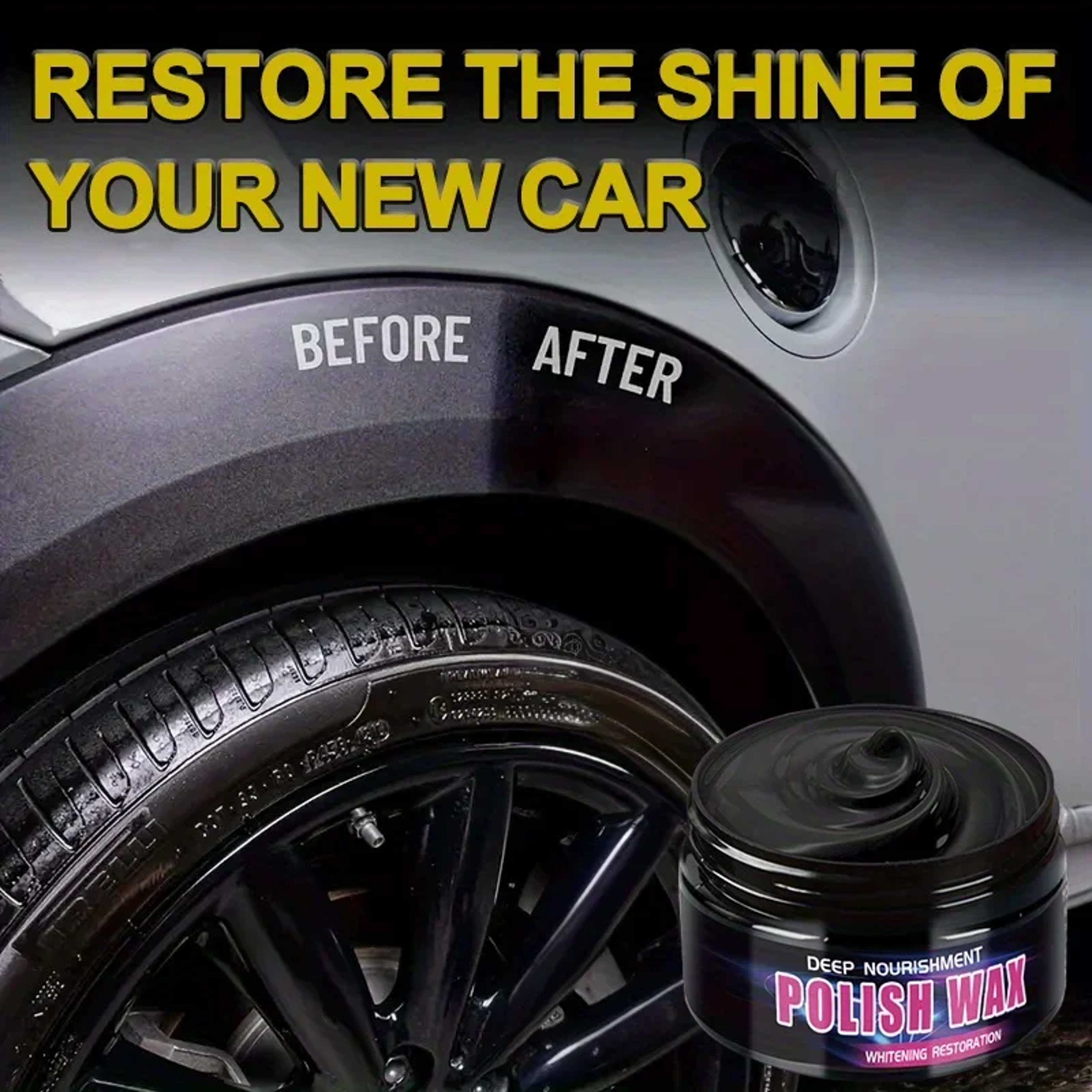 Universal Leather  Plastic Repair Polishing Wax Interior Reconditioning Cream For Cars 2