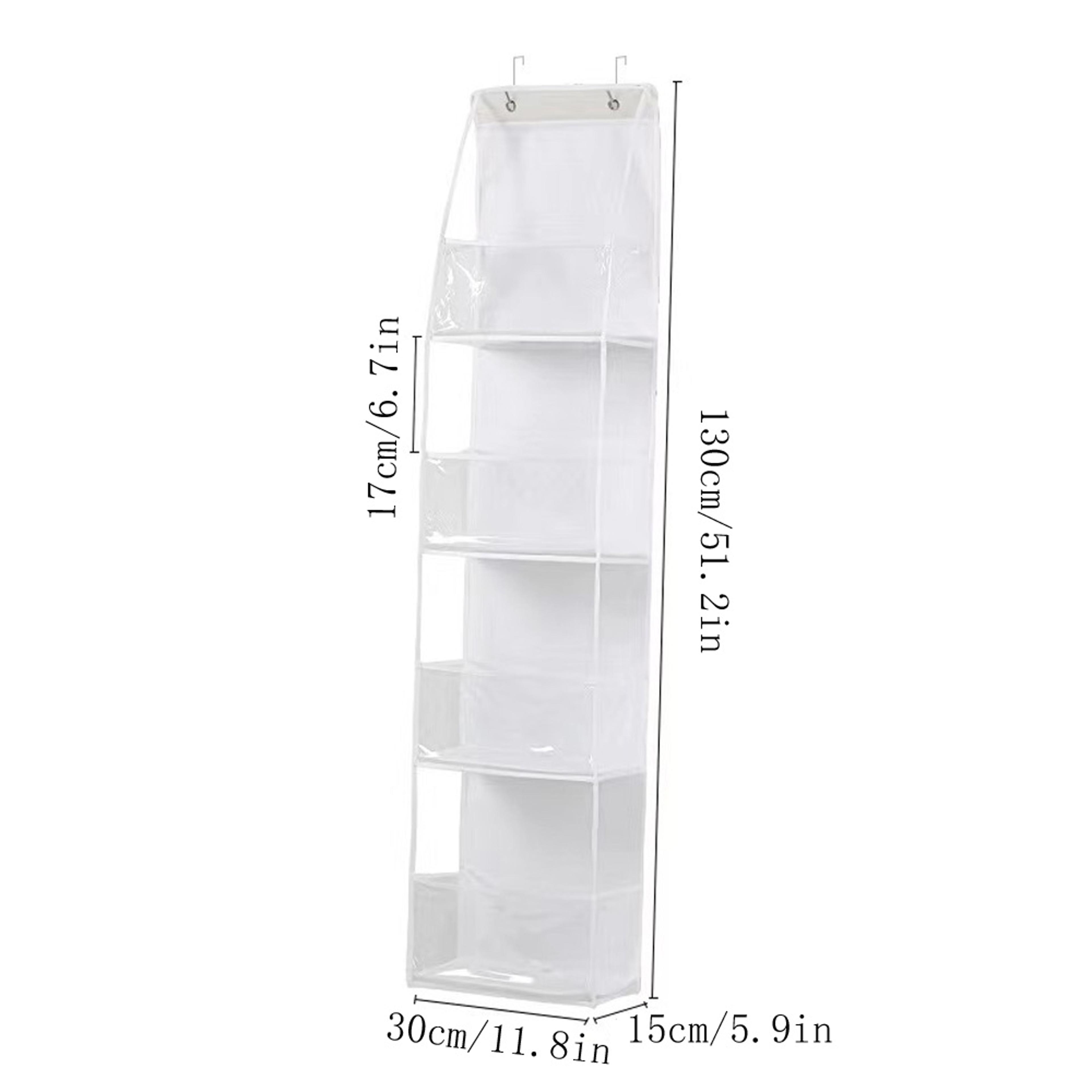 Over The Door Hanging Organizer Multi Layer Storage For Cosmetics Nursery Bathroom And Closet High  7