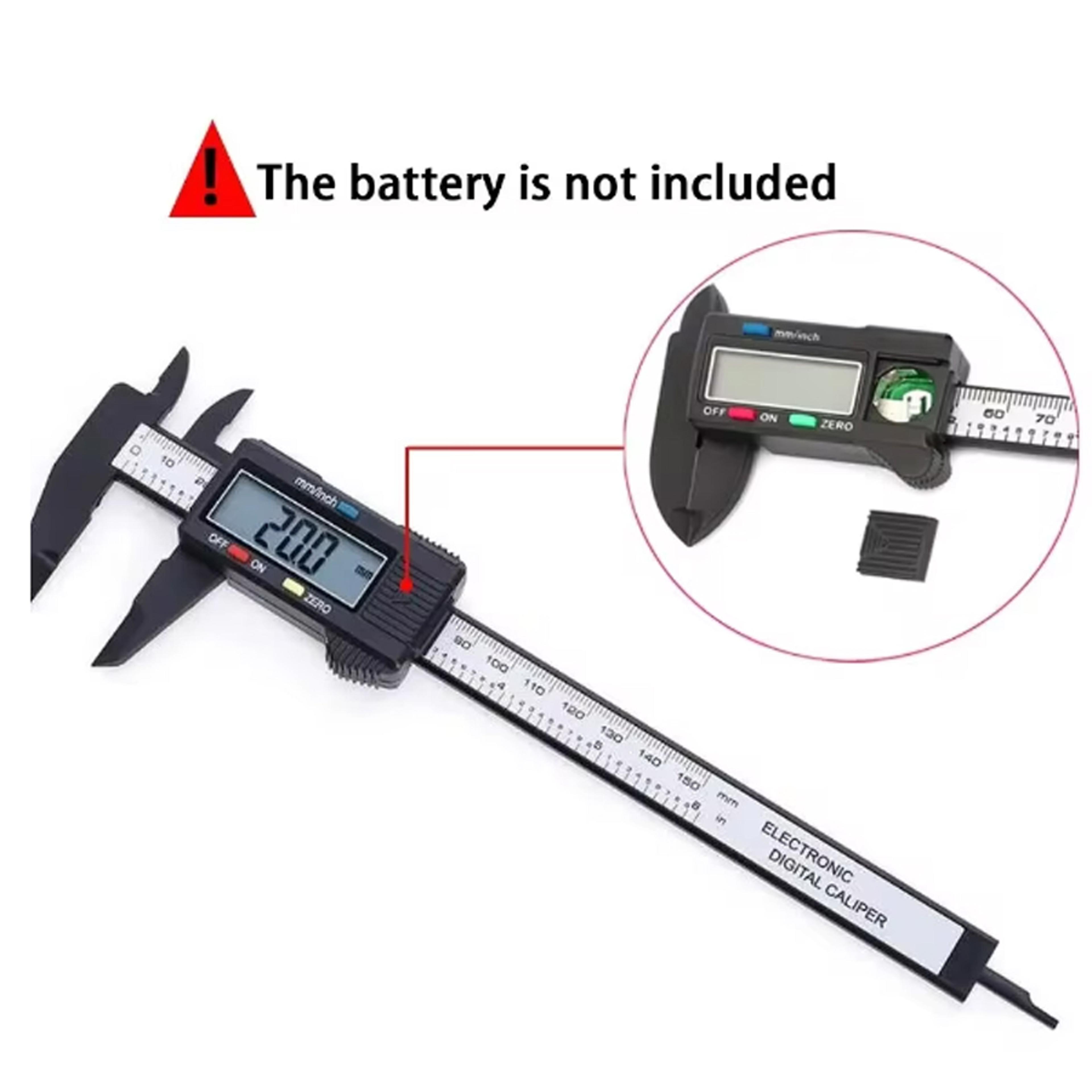 Digital Caliper With Carbon Fiber Dial Precision Measuring Tool For Accurate Internal And External  7