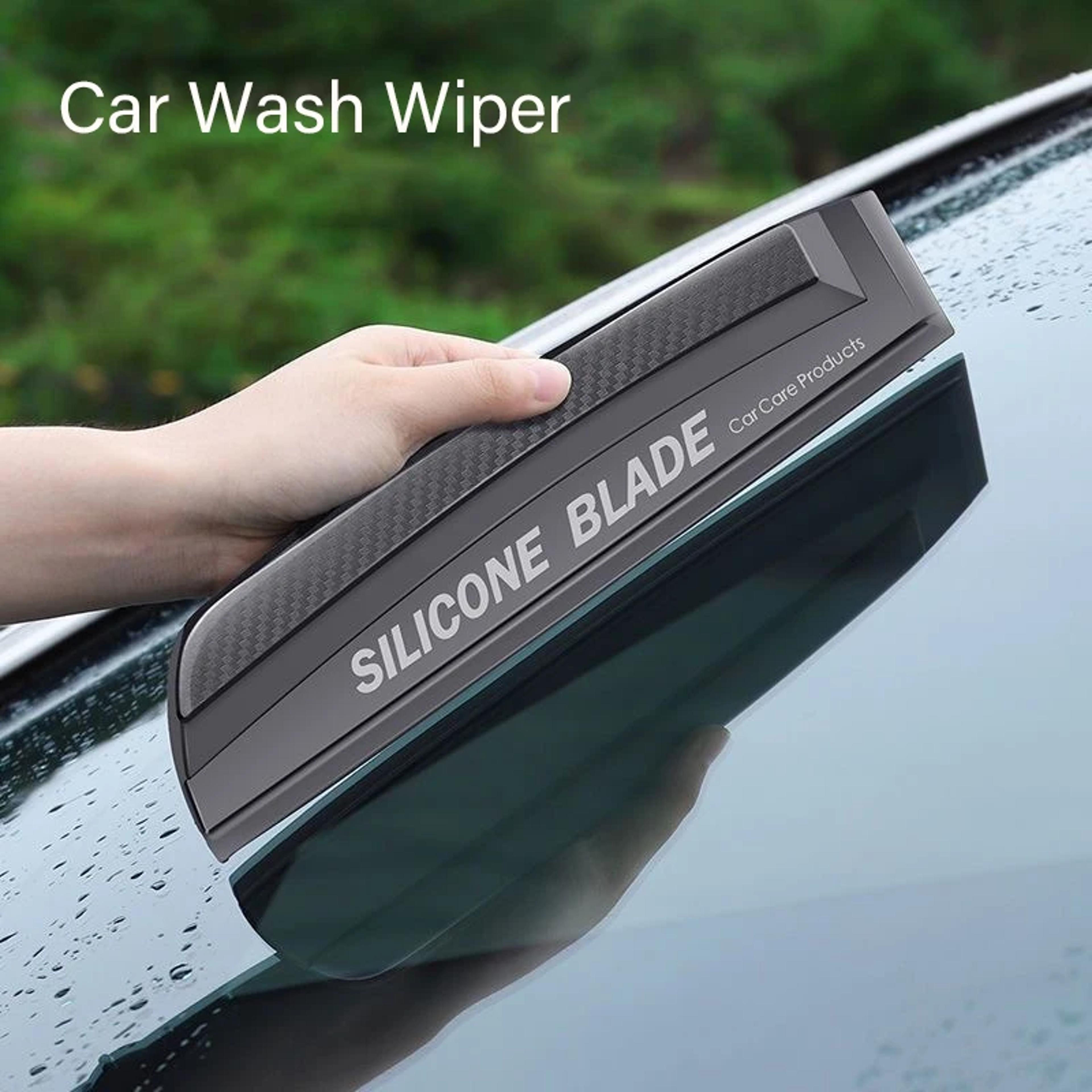 NonScratch Soft Silicone Car Window Squeegee Wiper Perfect For Drying  Cleaning 2