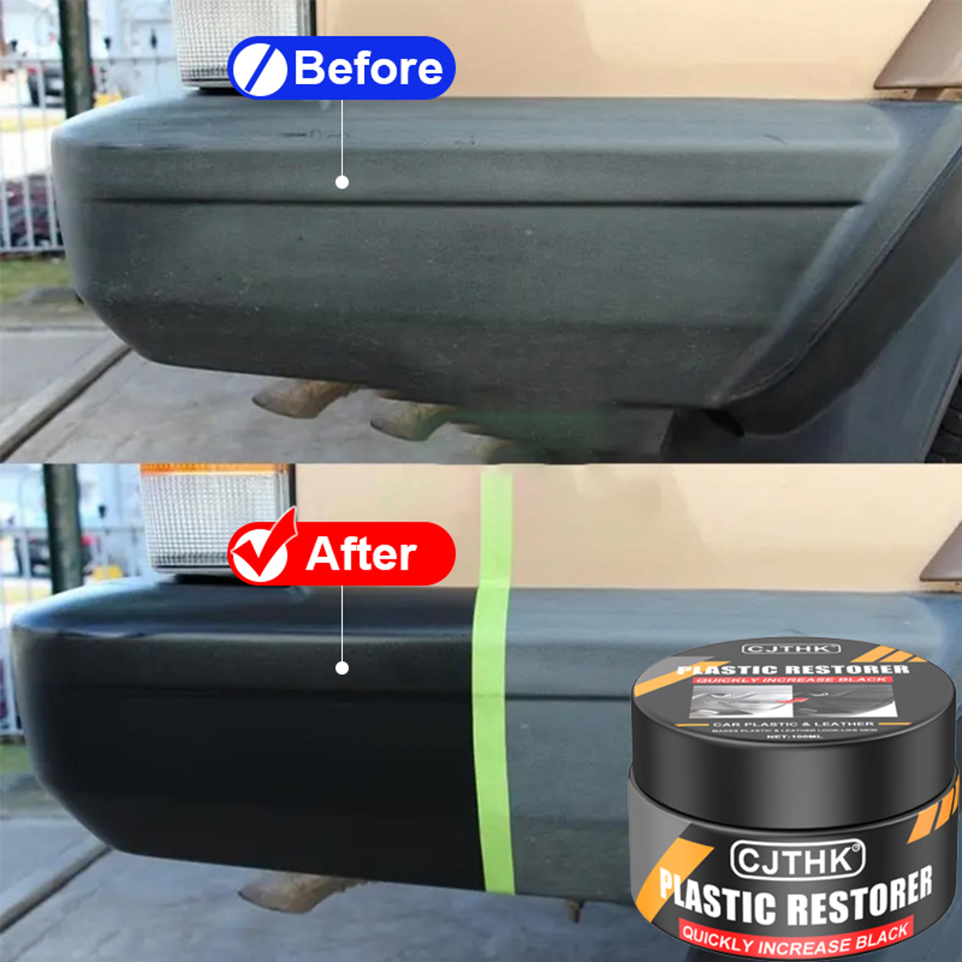 Car Plastic Restorer Crystal Clear Auto Interior Leather  Panel Renewal Wax Coating Agent Back To B 7