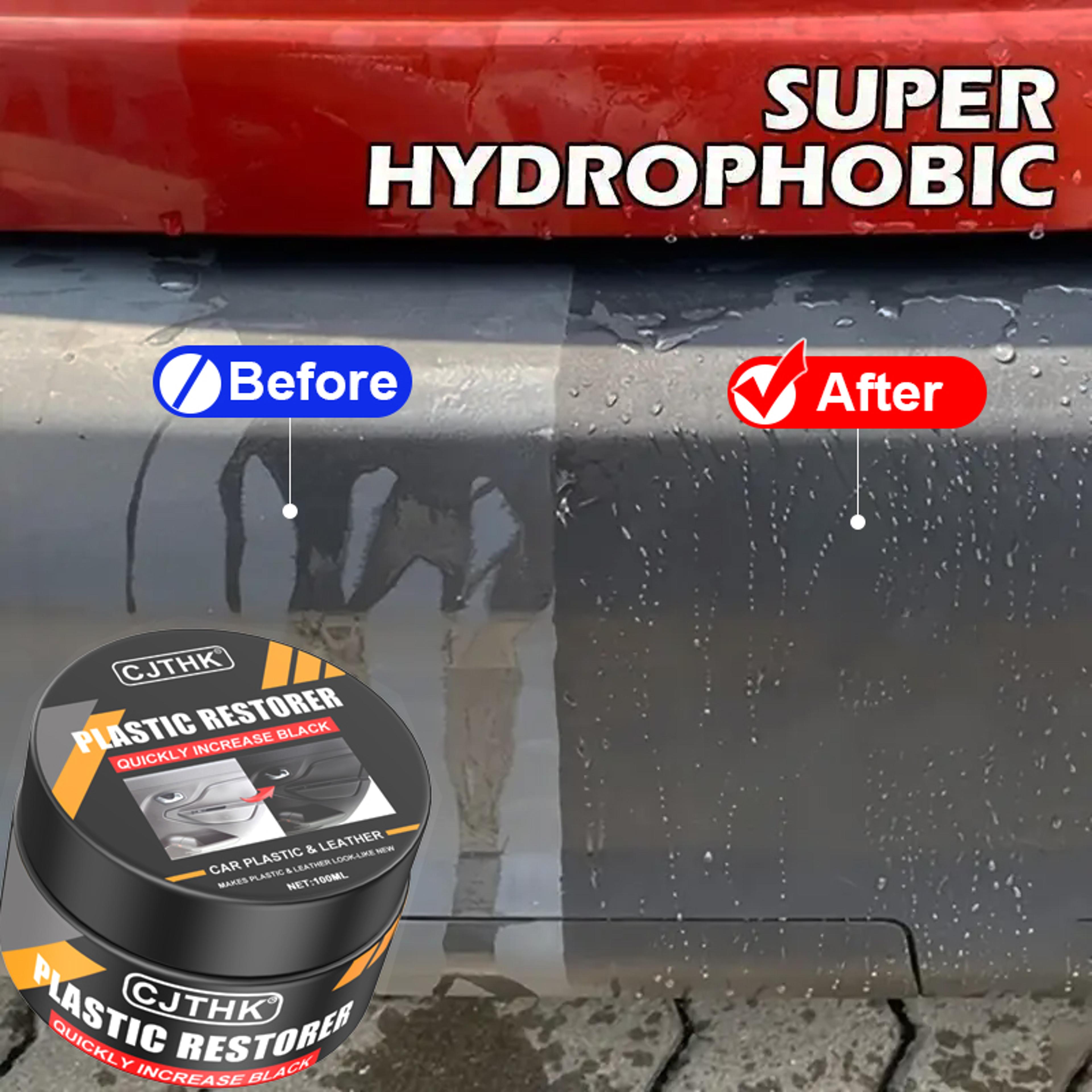 Car Plastic Restorer Crystal Clear Auto Interior Leather  Panel Renewal Wax Coating Agent Back To B 2