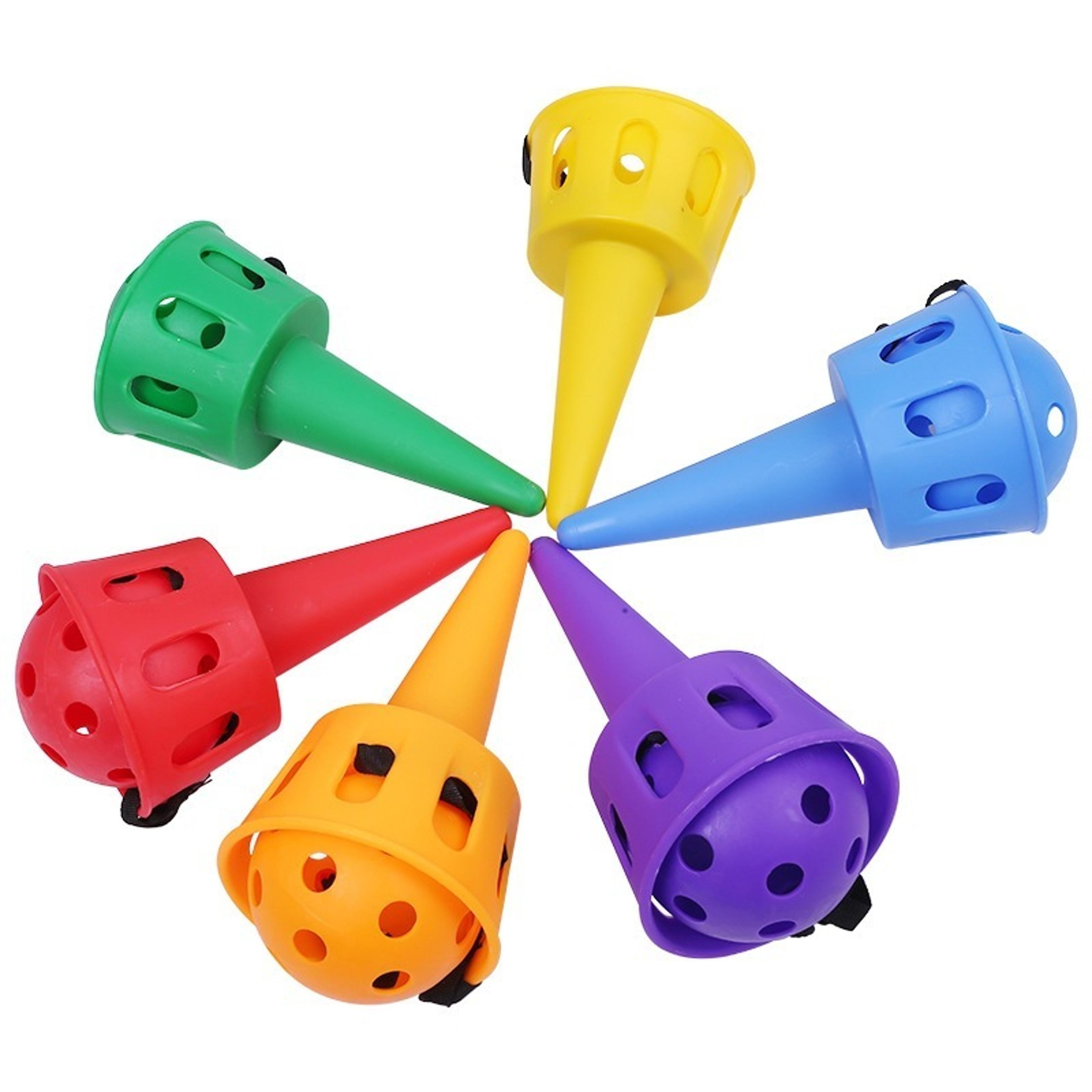 Throw And Catch Ball Game Set Outdoor Toy For Kids Hand Eye Coordination Training Fun 0