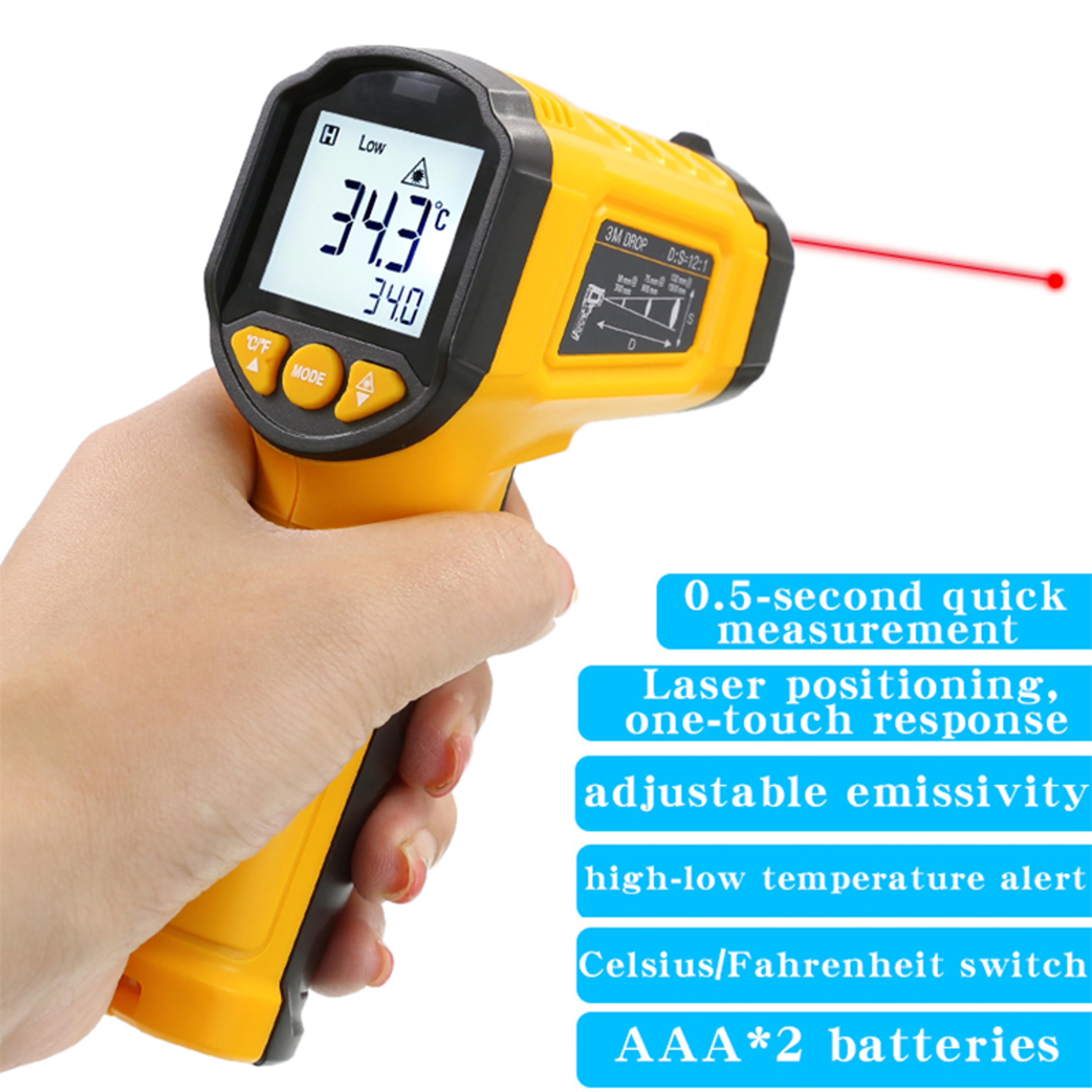 Infrared Non Contact Thermometer High Precision Handheld Electronic Temperature Gauge For Industria 1