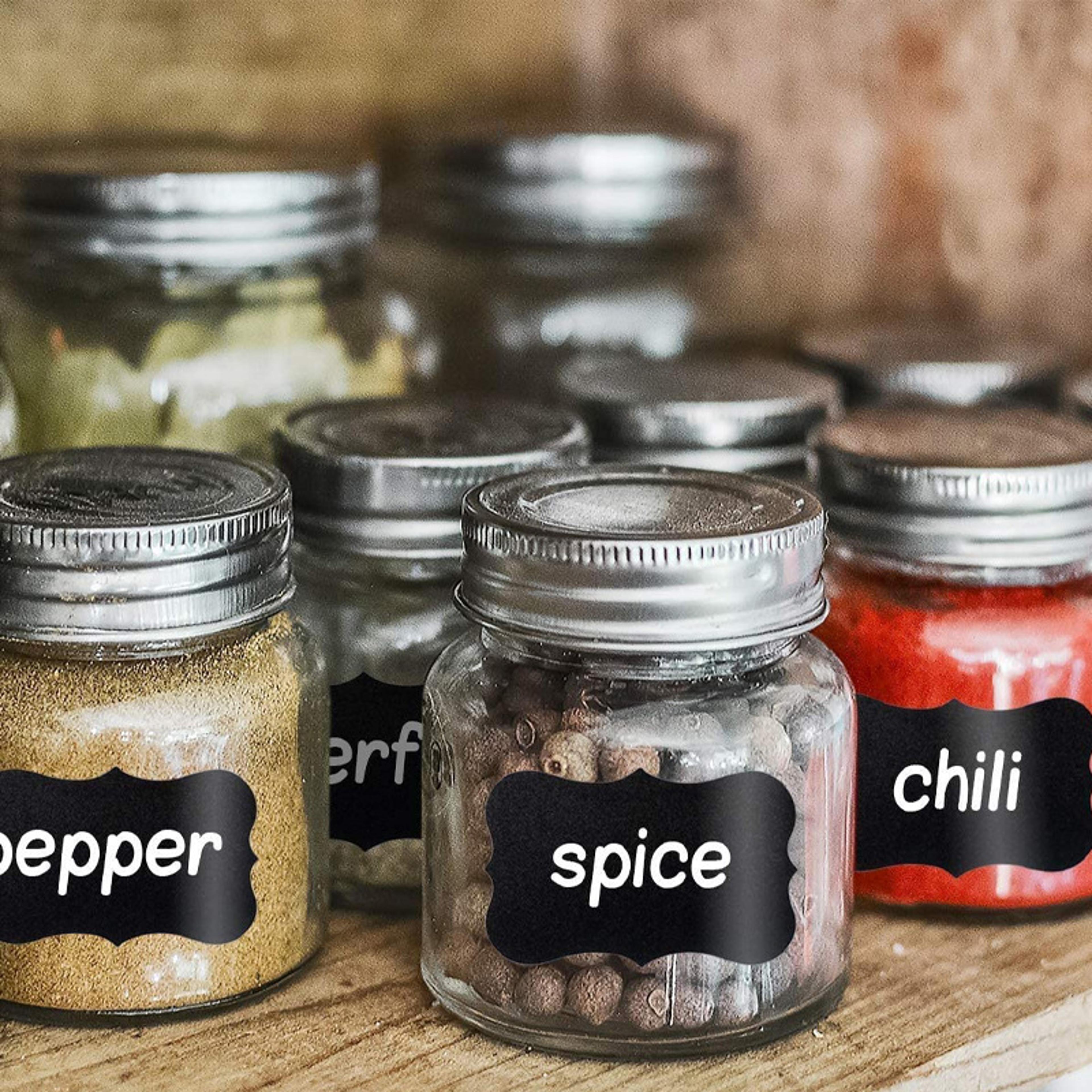 removable blackboard stickers with erasable pen waterproof chalkboard labels for home & kitchen