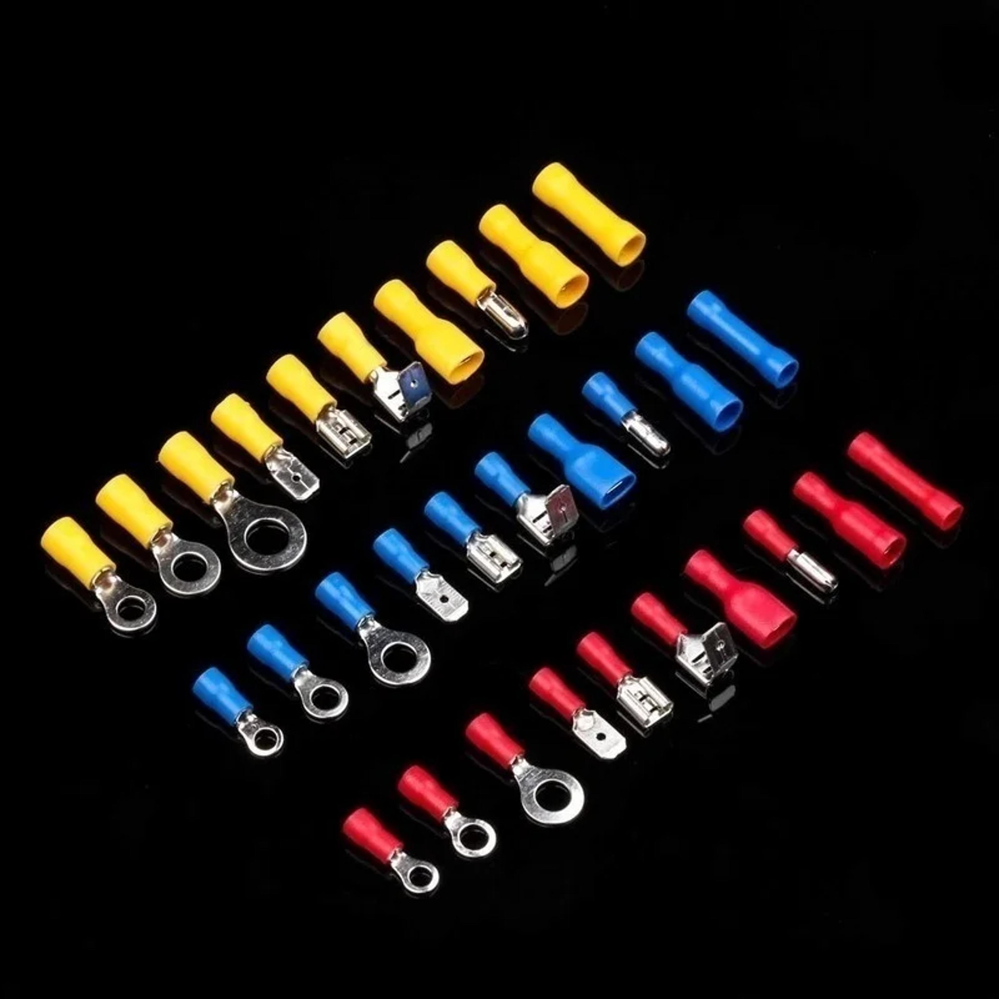insulated wire connector kit male & female crimp terminals for secure connections