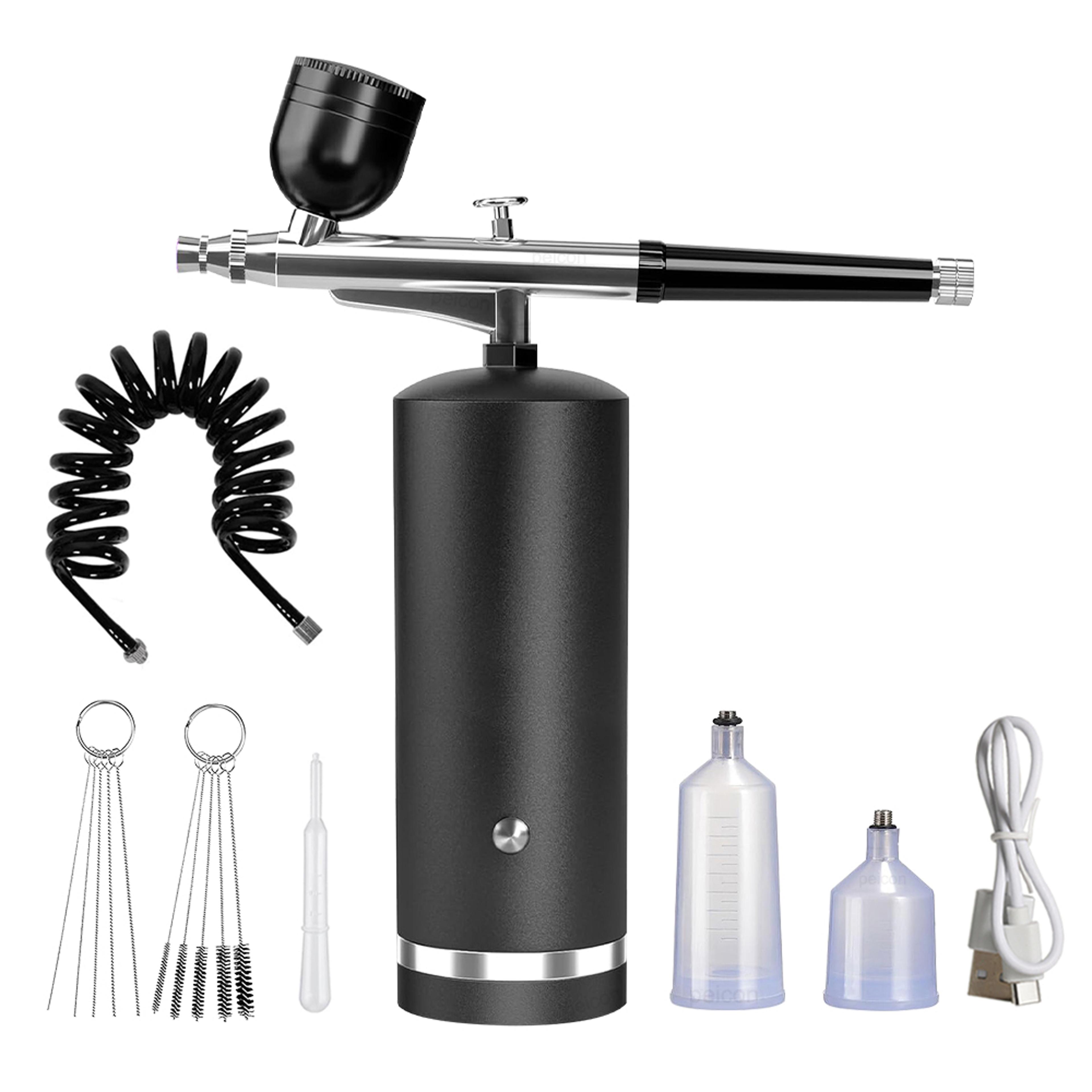 compact airbrush kit with compressor for painting, art, and beauty mini electric paint gun