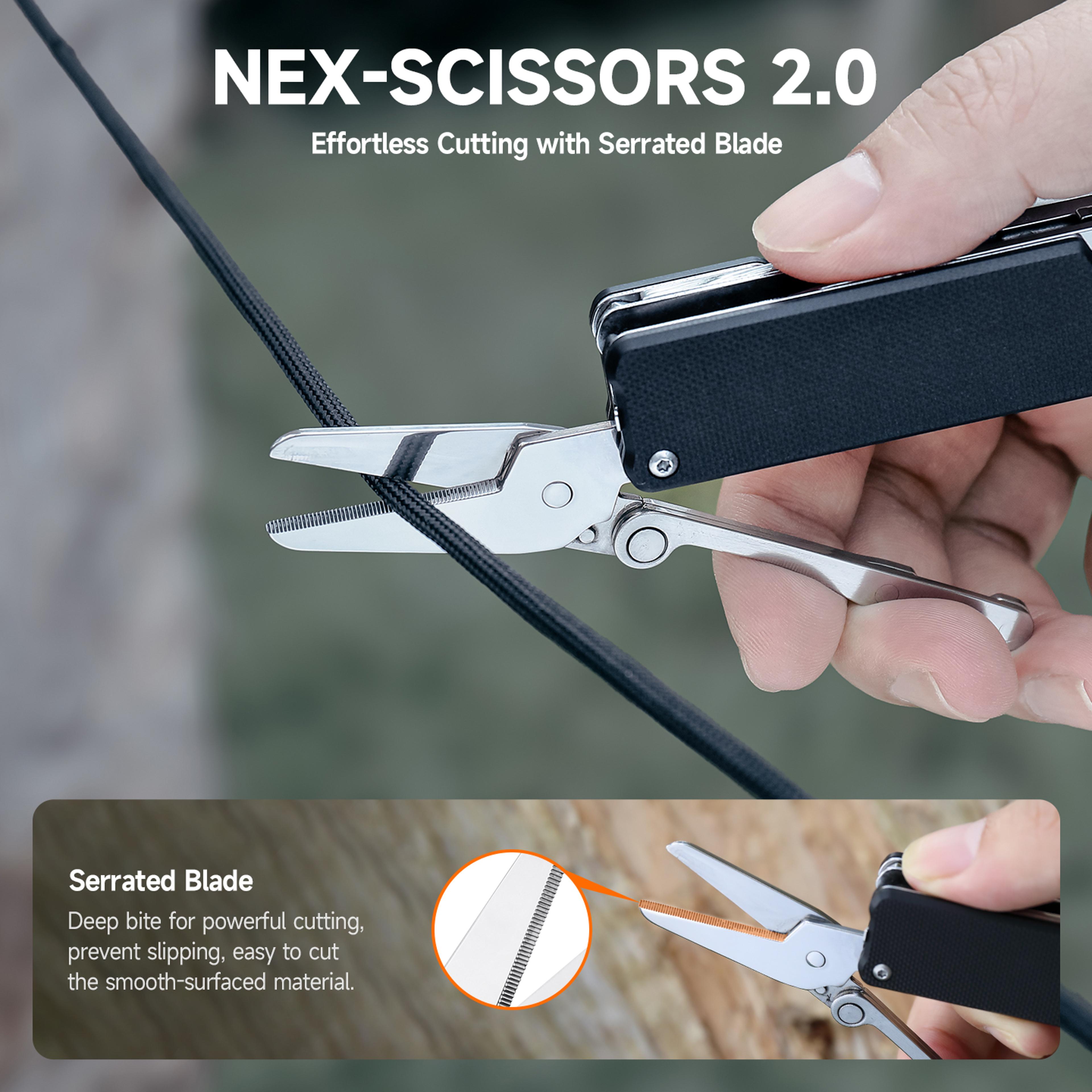 Compact Knight EDC Pocket Knife Multi Tool Survival Folding Scissors For Camping  Outdoors 1
