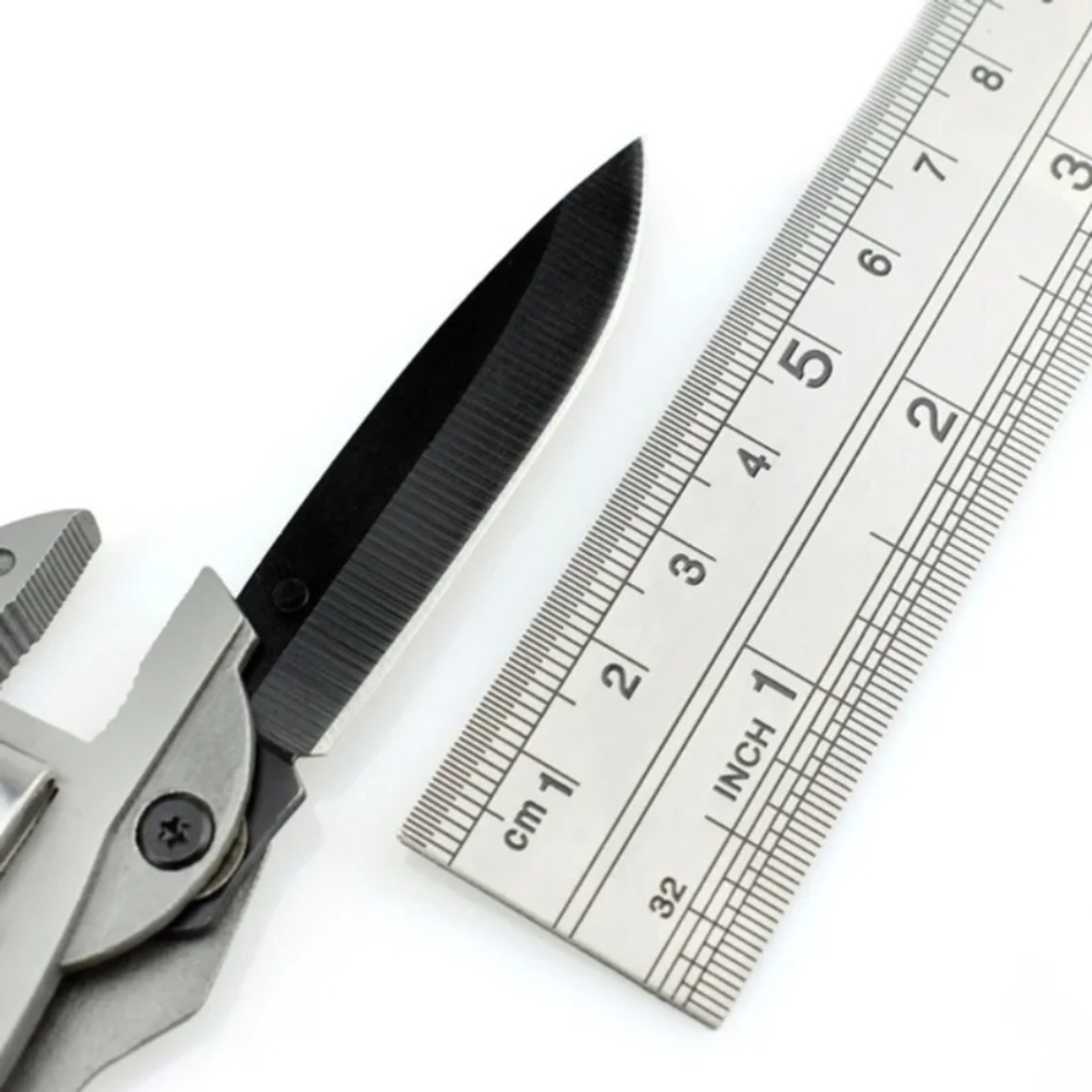 Multi Tool Survival Knife Set Adjustable Wrench Knife Pliers Wire Cutter For Emergency And Outdoor  6
