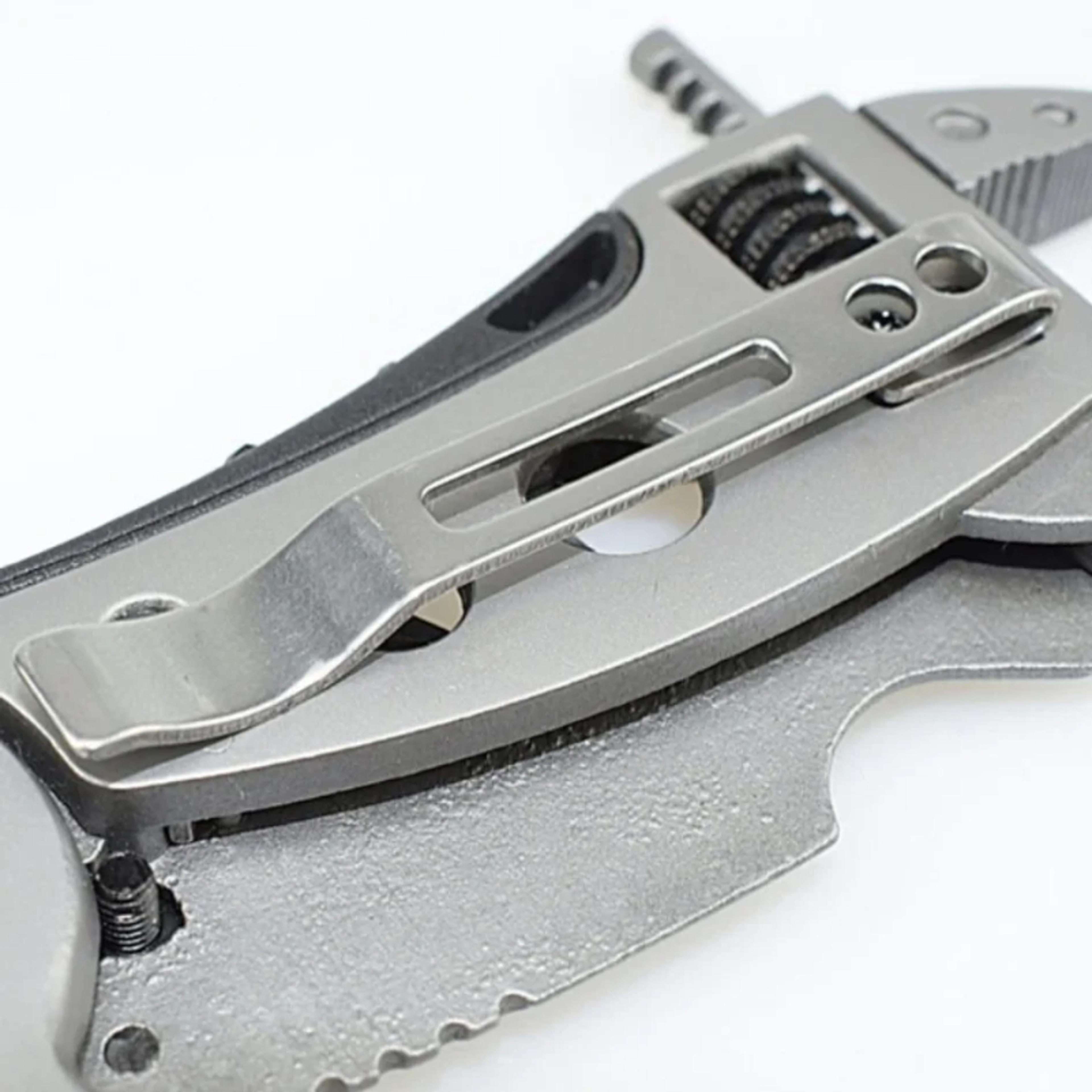 Multi Tool Survival Knife Set Adjustable Wrench Knife Pliers Wire Cutter For Emergency And Outdoor  5